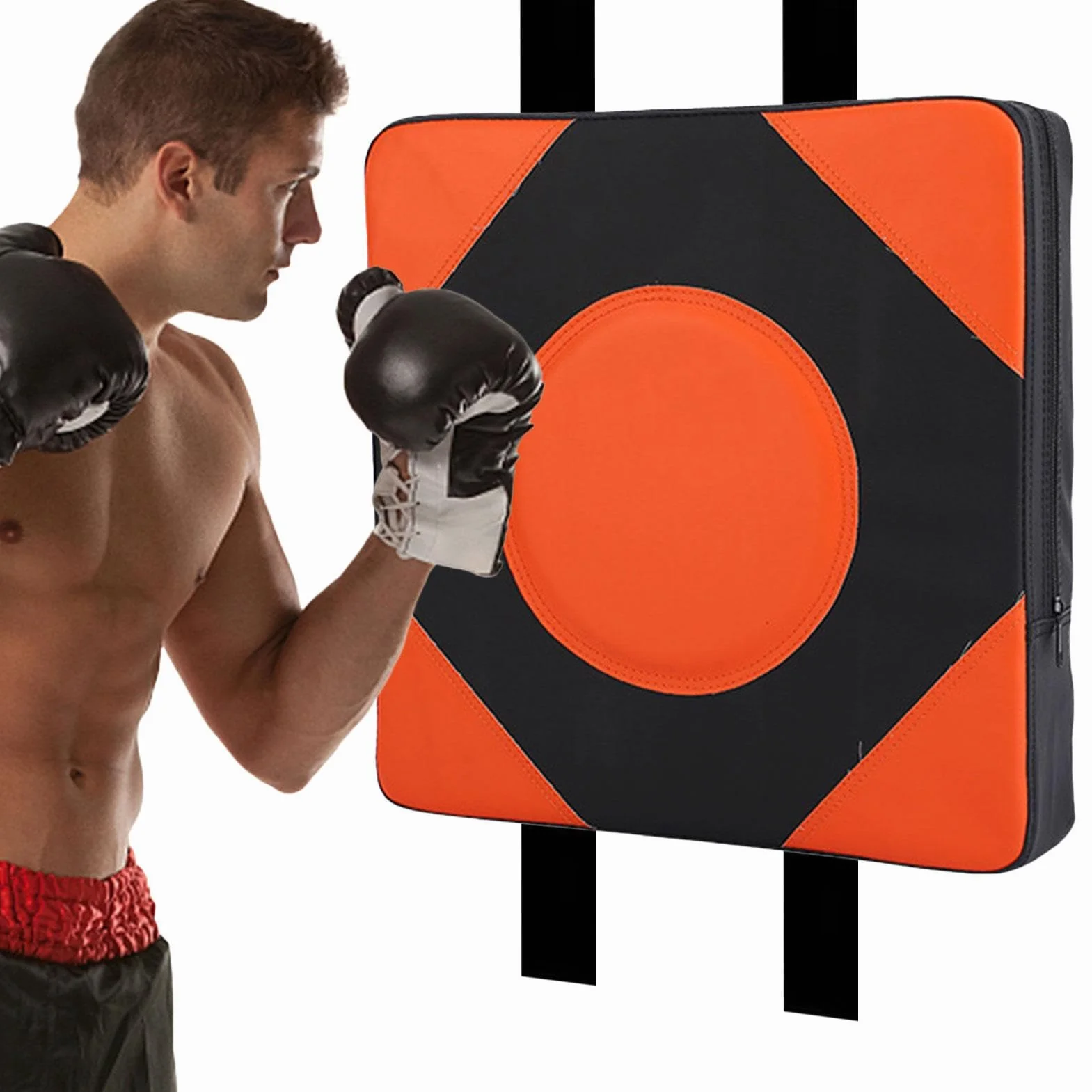 Saco de boxeo de pared - Wall Fighting Pad montado en la pared Cojín de entrenamiento fitness