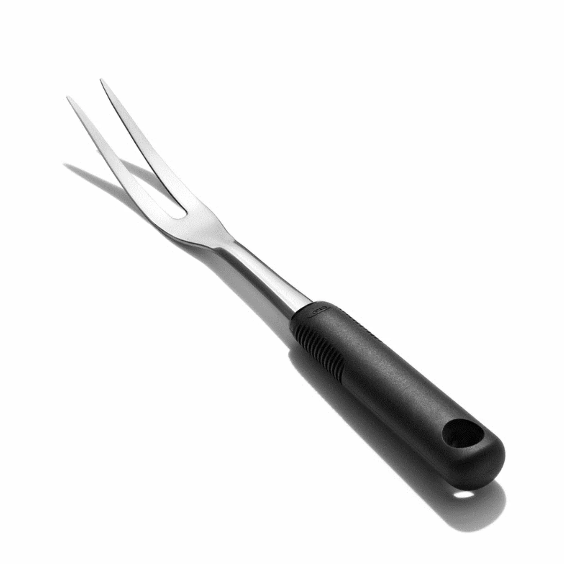 OXO Stainless Steel Carving Fork Good Grips-Tenedor de trinchar (Acero Inoxidable), Metalizado