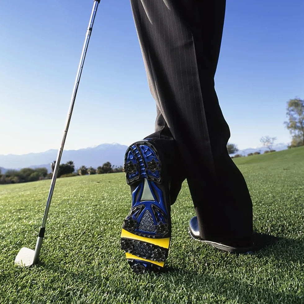 16 pinchos de golf, tacos a granel con picos de dientes, juego fácil de instalar para zapatos (negro)