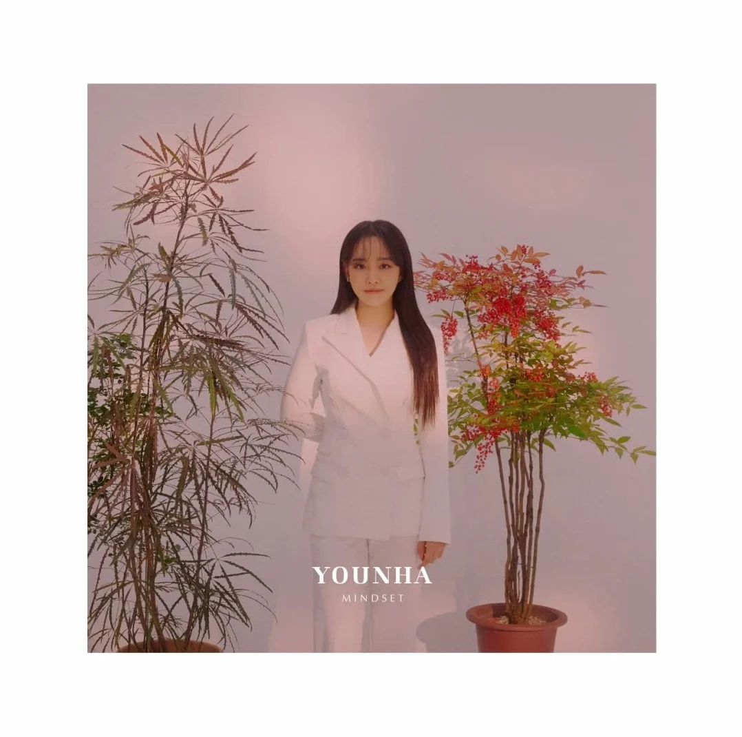 YOUNHA - Álbum de estudio en vivo [Mindset] CD + póster plegado (solo CD, sin póster)