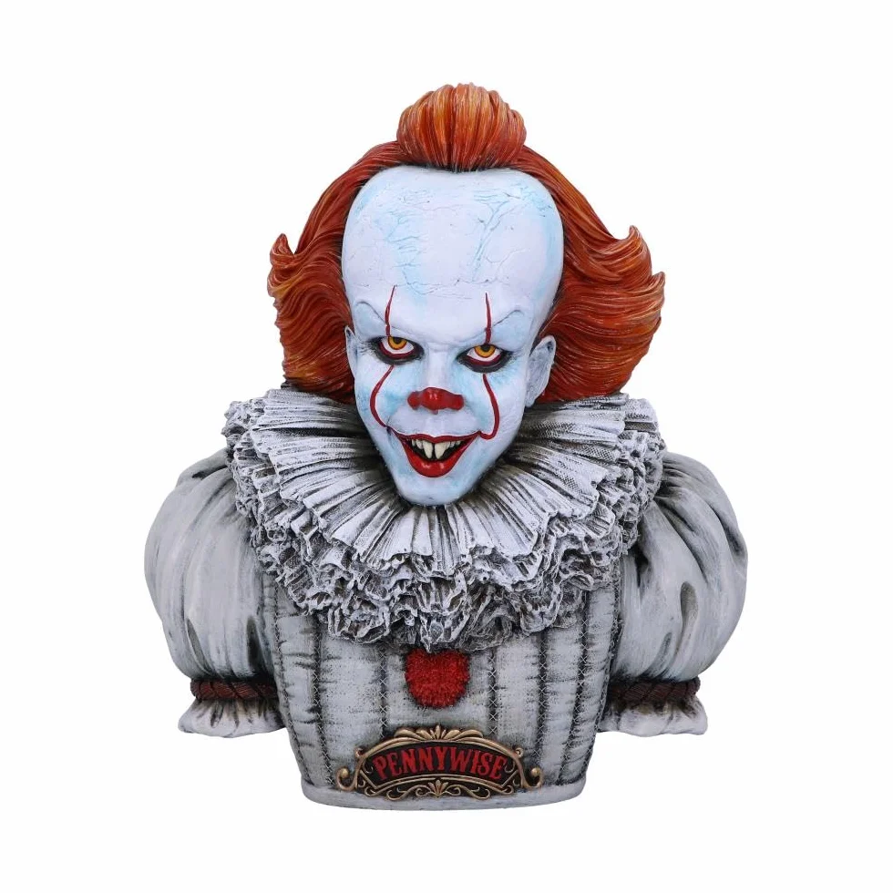 Nemesis Now Pennywise-Busto Oficial de IT Capítulo 2, Blanco, 30 cm