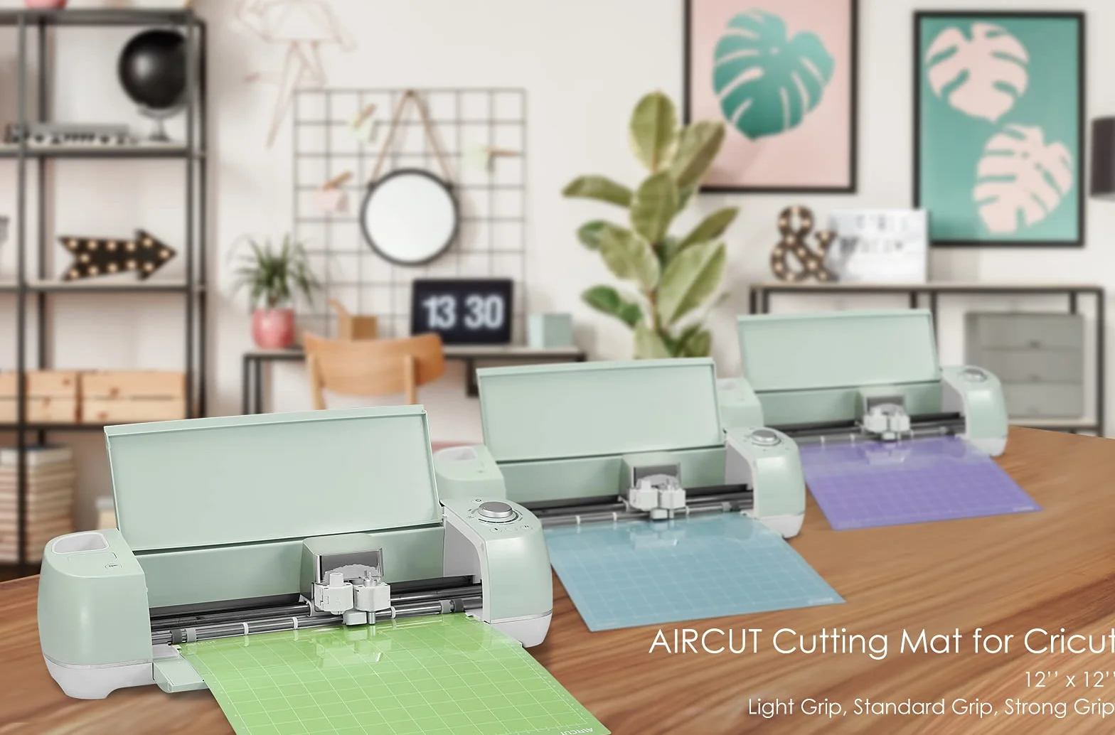 AIRCUT Alfombrilla de corte para Cricut Maker/Explore Air 2/Air/One (StandardGrip, LightGrip, StrongGrip), adhesivos para cortar acolchados accesorios de repuesto para Cricut