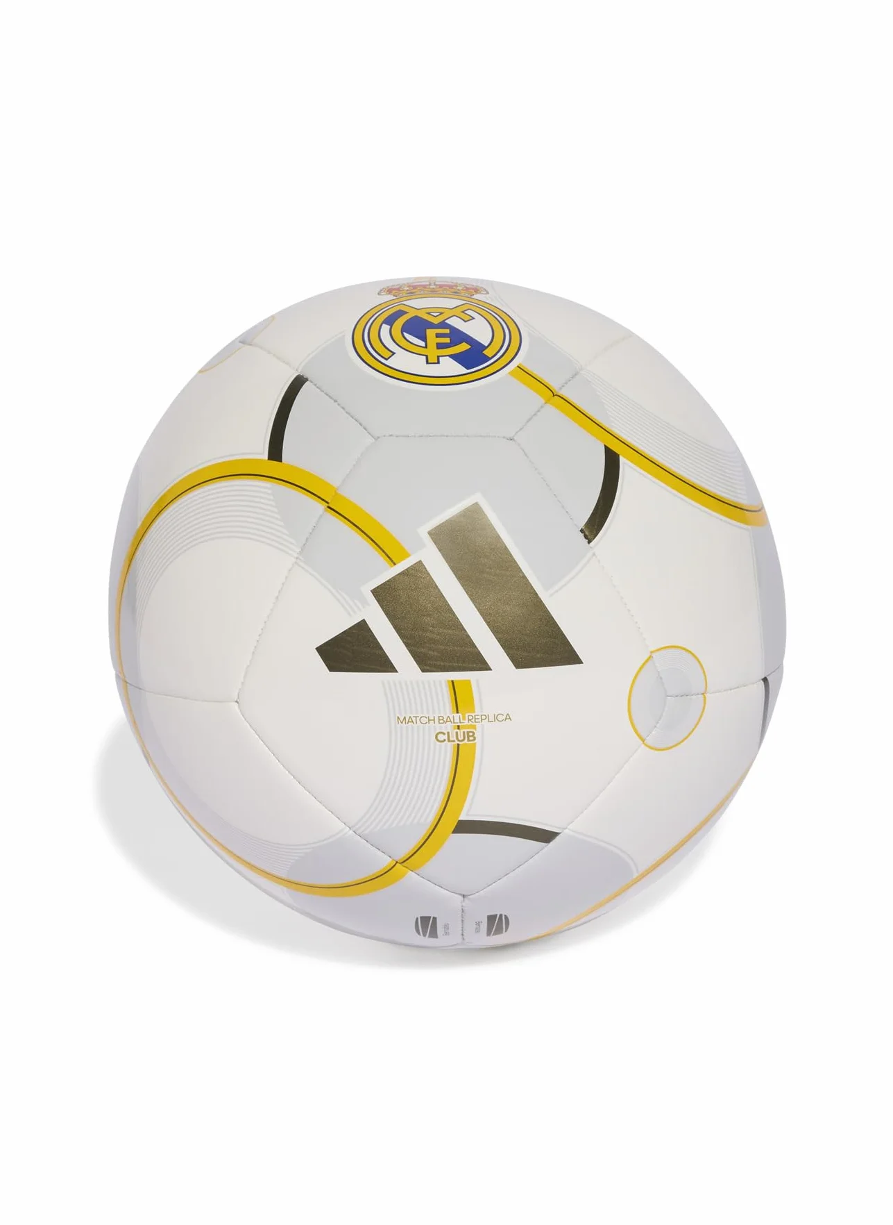 adidas Real Madrid Home Club Ball Adult Unisex Blanco 5