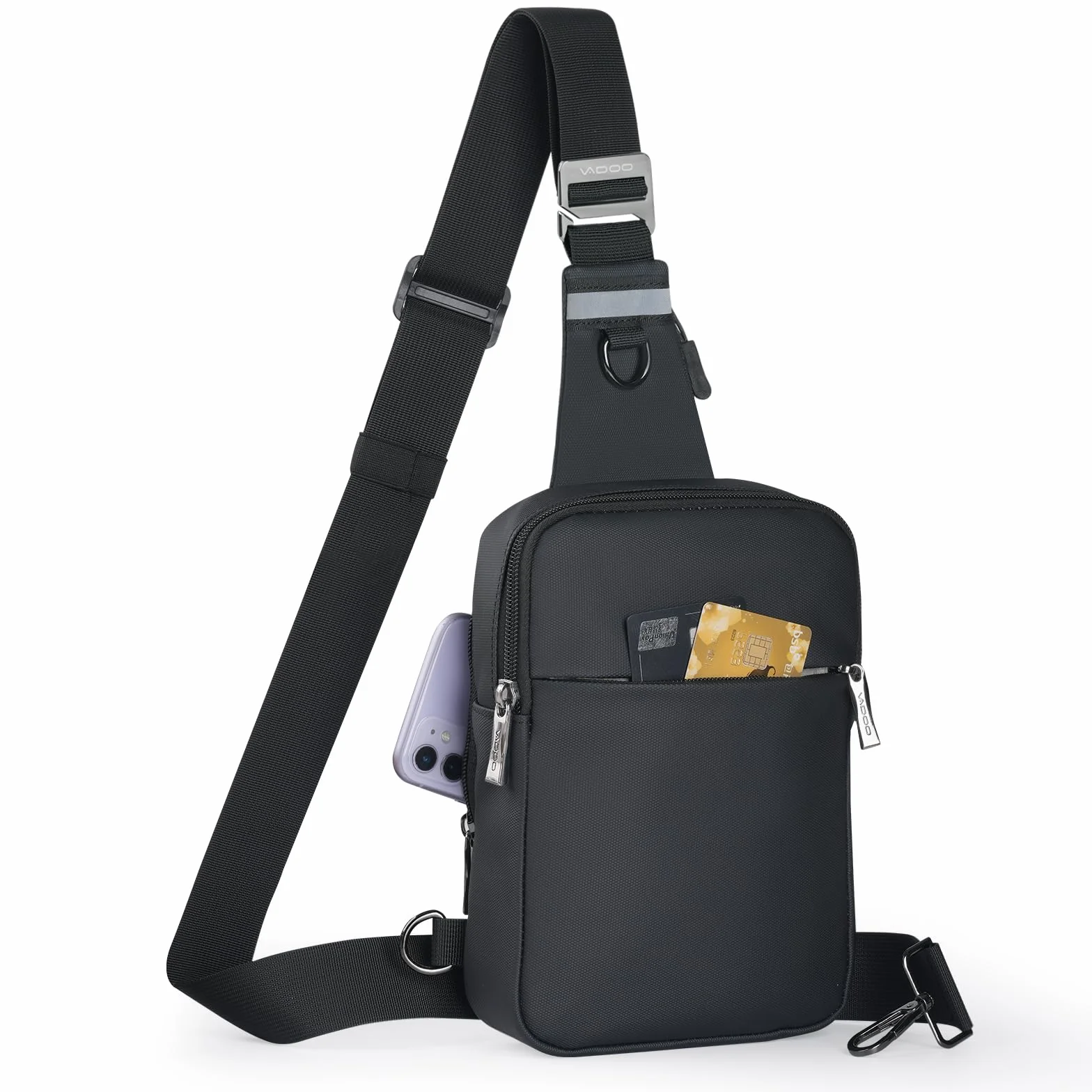 FRID Bolso Bandolera Hombre Impermeable Sling Chest Bag para Deportes al Aire Libre