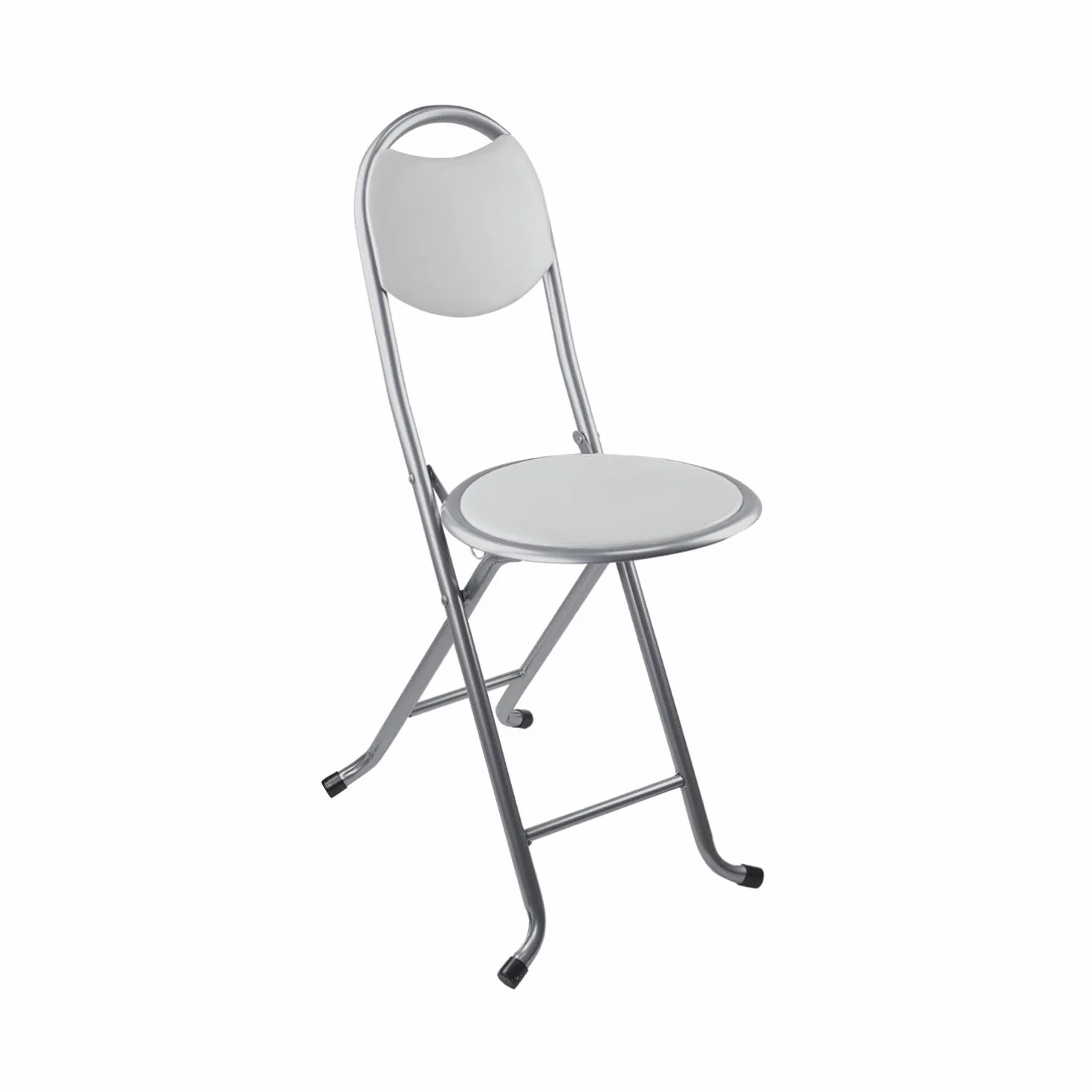 7H SEVEN HOUSE Taburete Plegable con Respaldo 32x36x73.5cm 7house