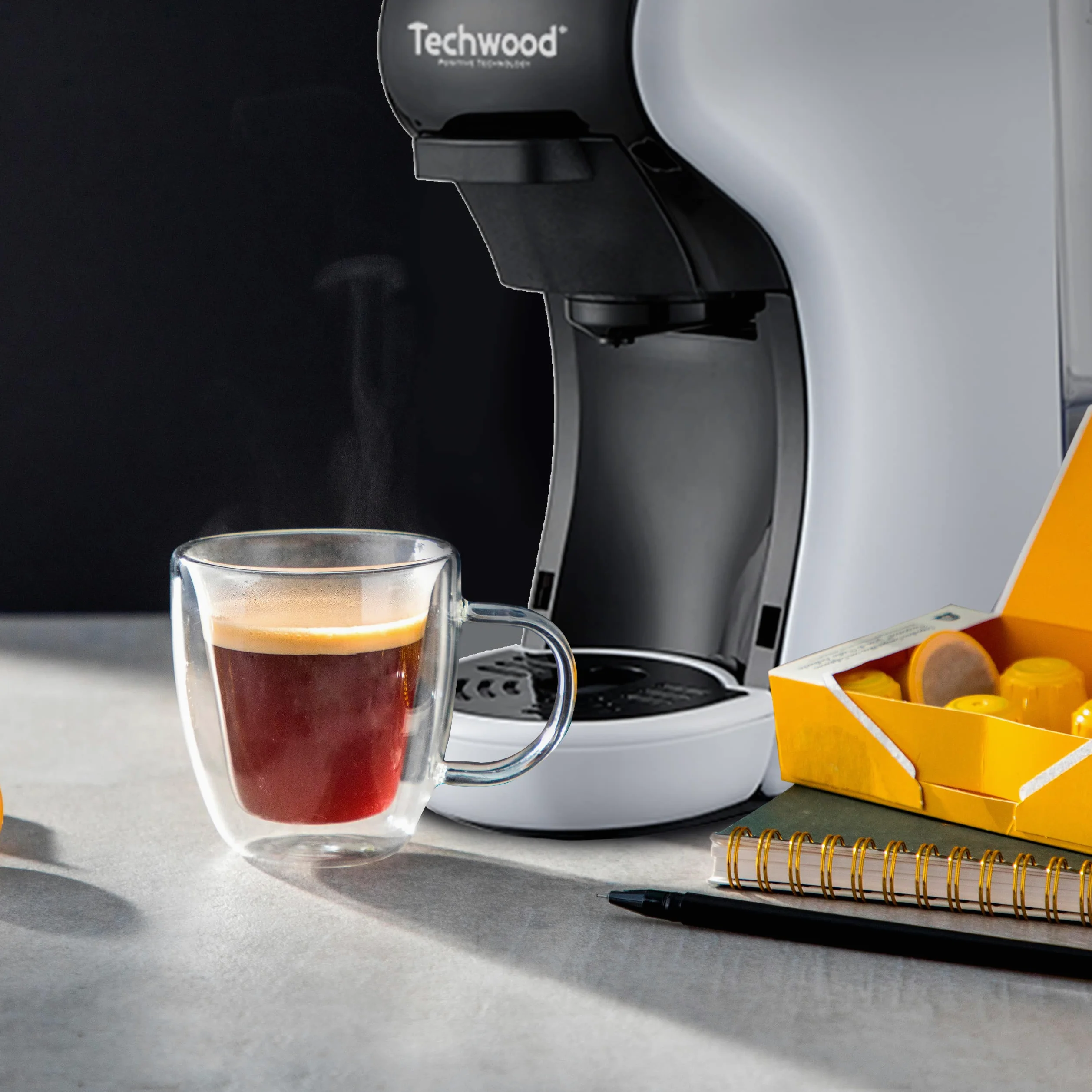 Techwood Cafetera espresso multicápsulas