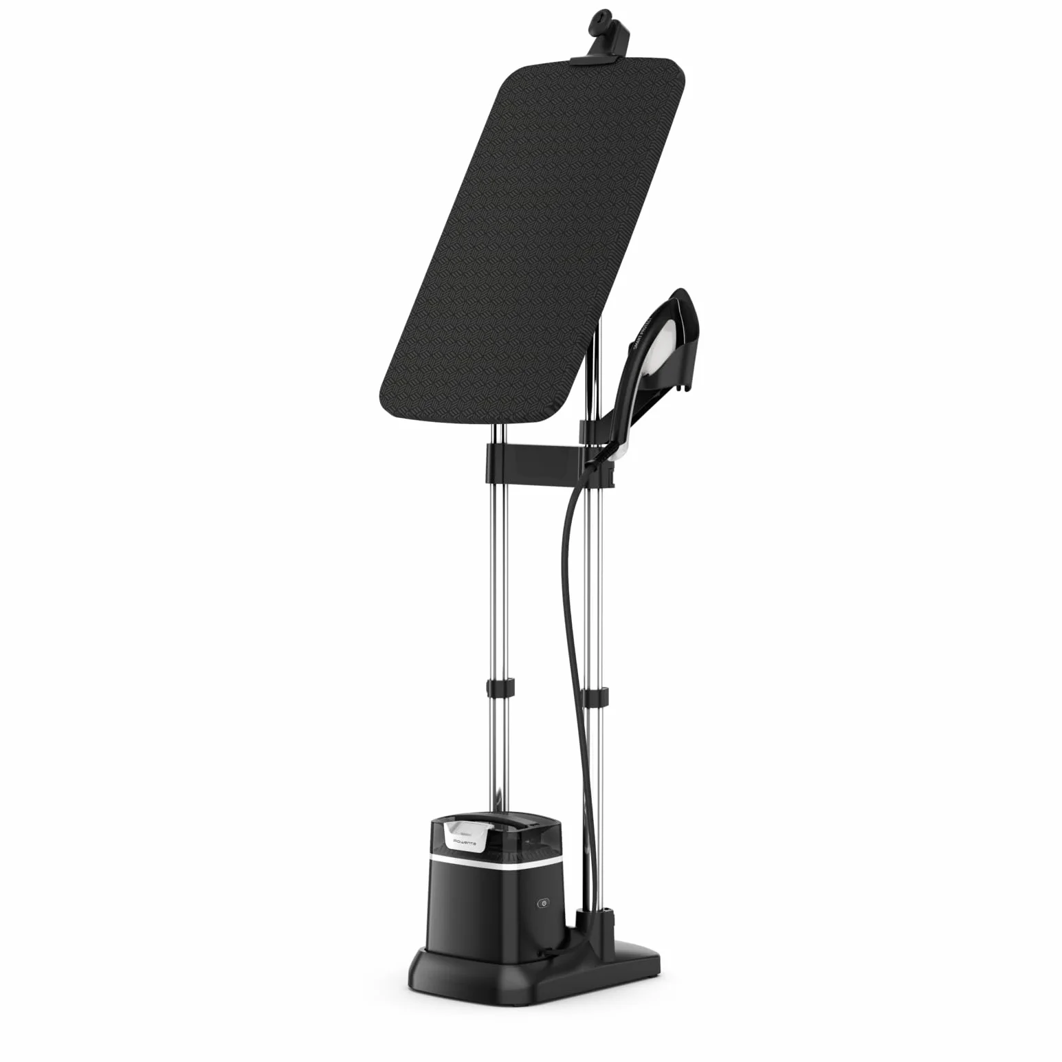 Rowenta IXEO+, Cepillo de Vapor 2980W, 5 bares de presión, Hasta 90 g de vapor, Depósito 1 L, Elimina Arrugas, Olores y Desinfecta, Tabla Vertical Cabezal, Tecnología Twin Boiler, QR1510