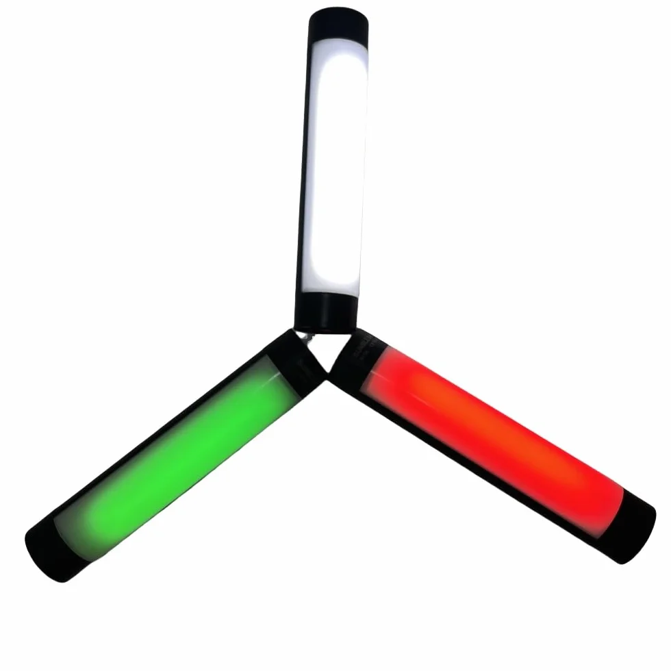 Sunblesa Luz Bivvy Recargable Linterna Magnética LED Pesca 2600mAh Modos Rojo/Verde/Blanco Impermeable