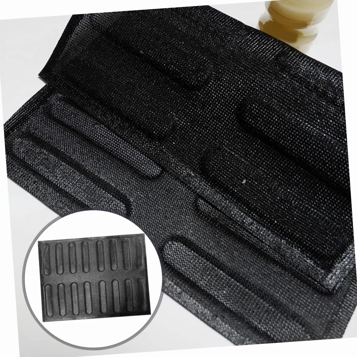 TOPBATHY 4 Piezas Molde De Pan Francés Multifunción Molde Para Brownie Con Separadores Molde Para Hornear Pan Francés Moldes Para Pan Frances Bandeja Para Hornear Pan Gel De Sílice Black