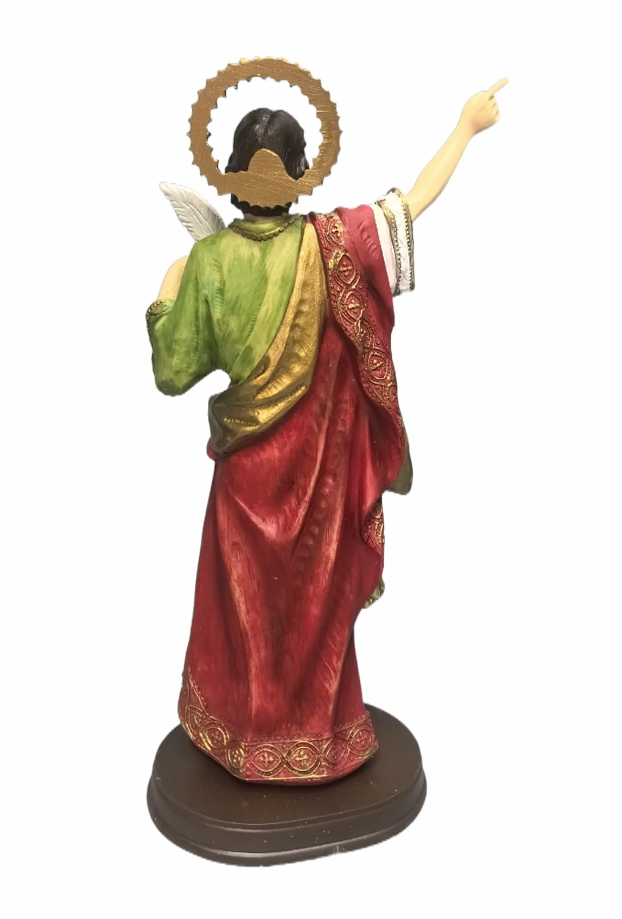 Figura de San Pancracio Resina Pintada a Mano 29 30 32cm Decoración Religiosa Hogar