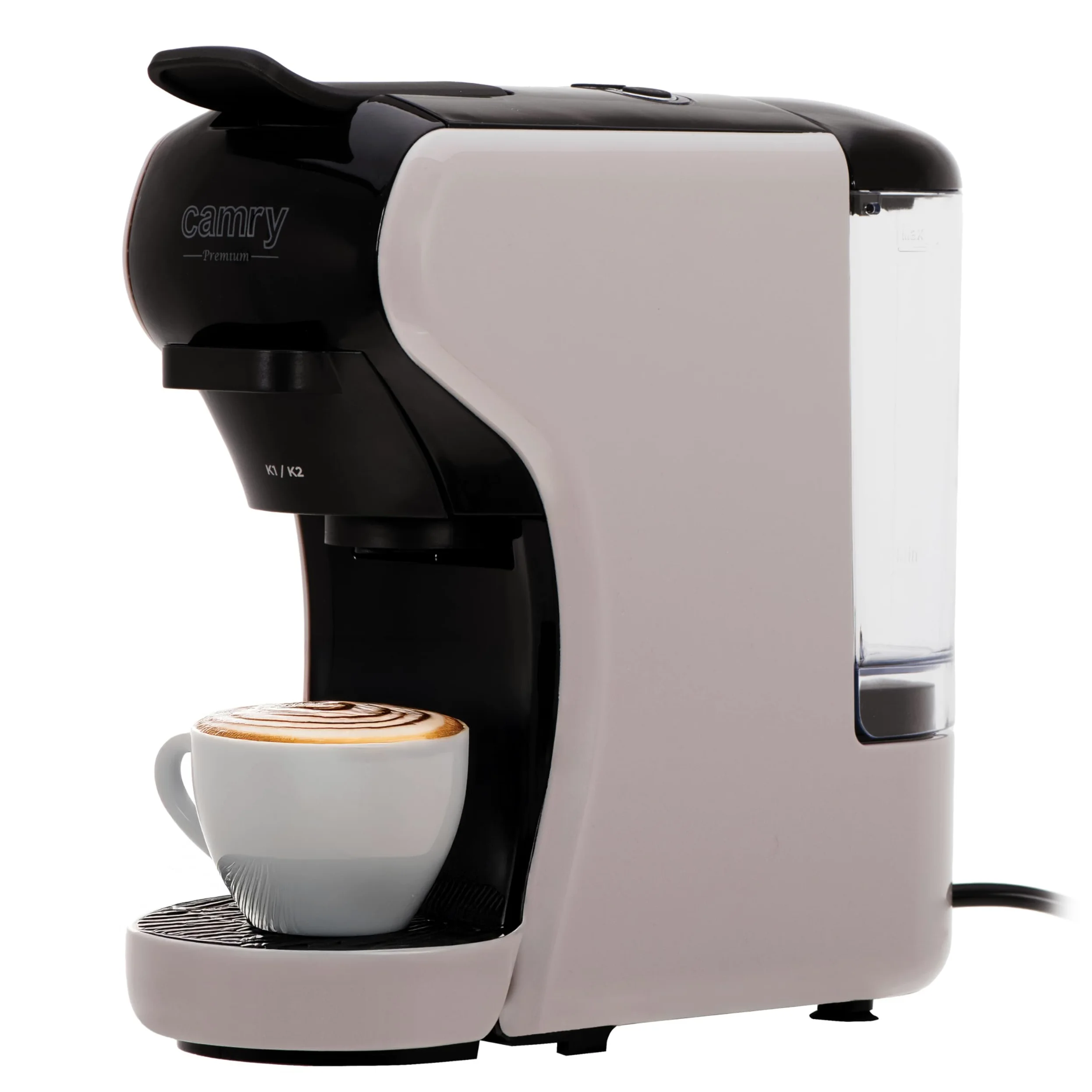 CAMRY CR 4414 Cafetera Cápsula con depósito de agua 0,6L, 19 tazas, barra compacta - Máquina de café espresso 3000W Compatible con Nespresso, Dolce Gusto, Lavazza & Más - Fácil operación con 3 botones