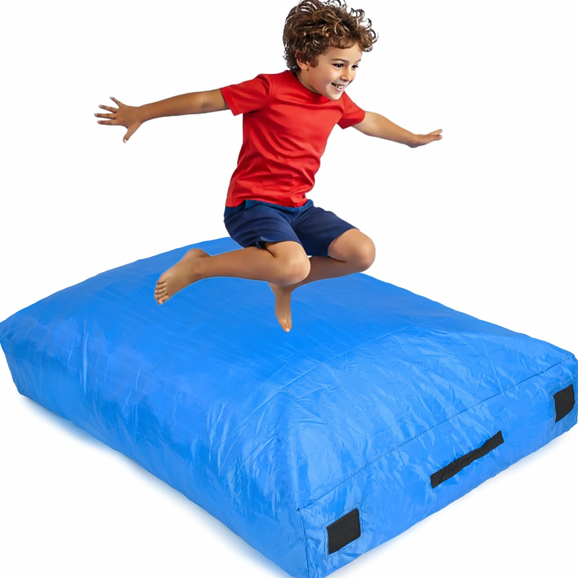 SaferBounce Sensory Crash Pad para Niños 152x152 cm Colchoneta Autismo Alfombra Espuma Escalada Gimnasia