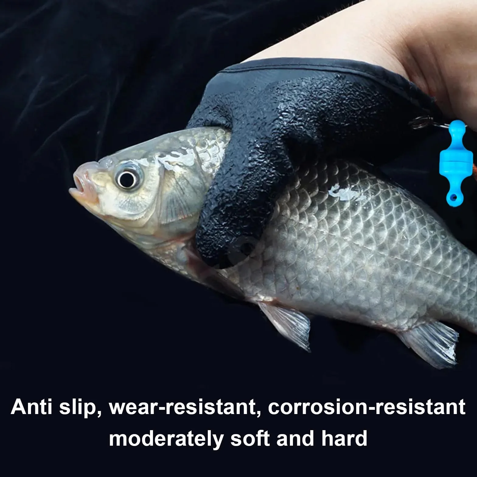 Guantes de Pesca Impermeables Anticortes con Cierre Magnético 2 Piezas