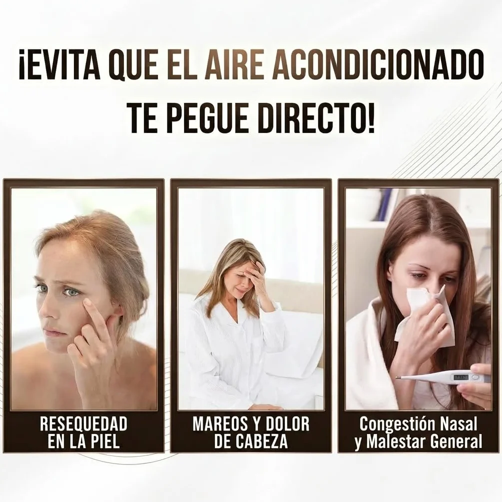 Deflector Aire Acondicionado, Deflector Split Ajustable, Difusor de Aire Anti Viento Directo para Hogar Oficina, Protege Bebés Ancianos Embarazadas, Transparente