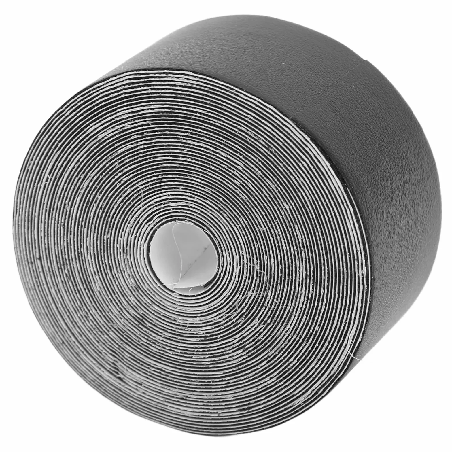 Cinta para Raqueta de Tenis Qqmora, Protección Cabeza Raqueta, PU Flexible, Negro