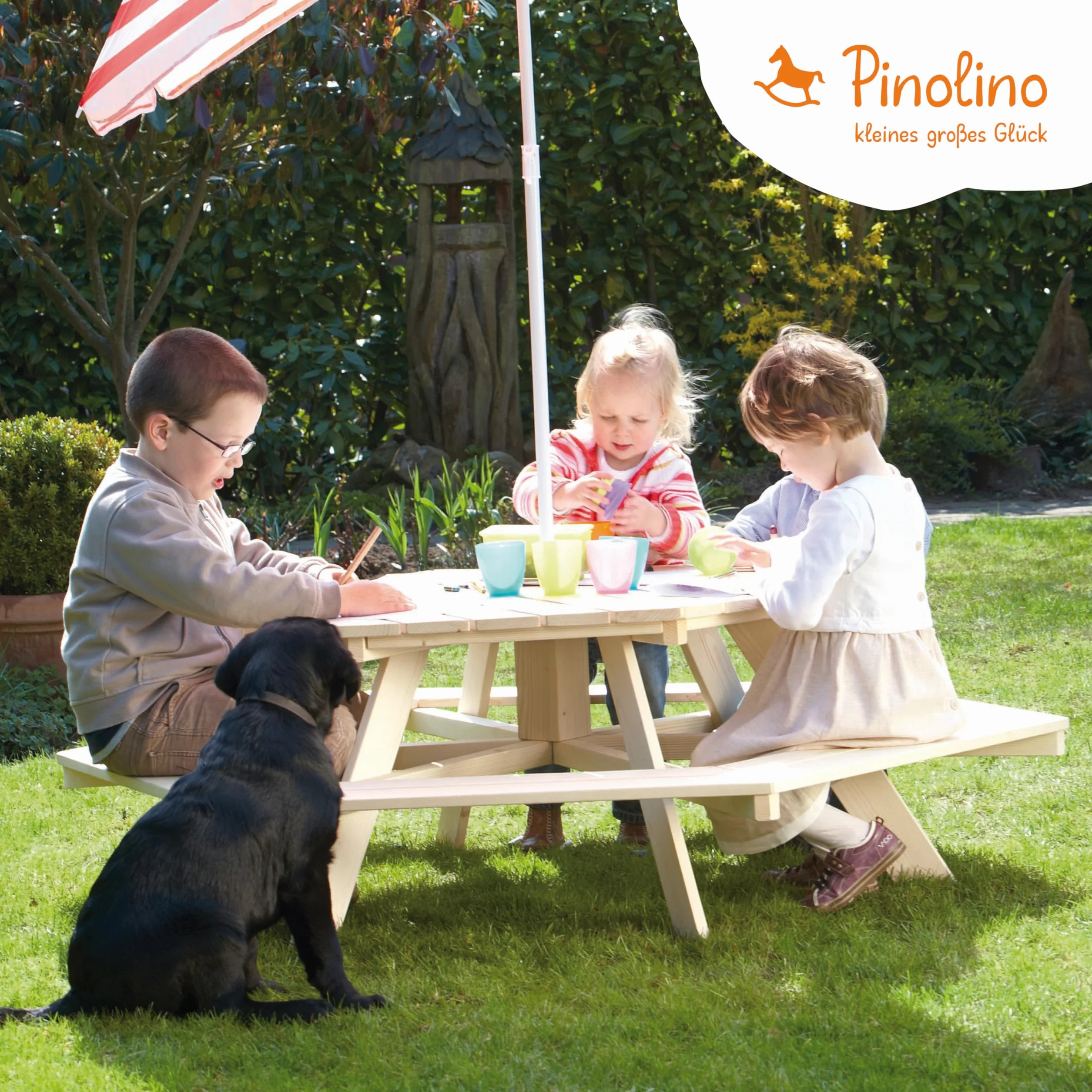 Pinolino 201038 Nicki - Banco para niños (6 esquinas) [Importado de Alemania]