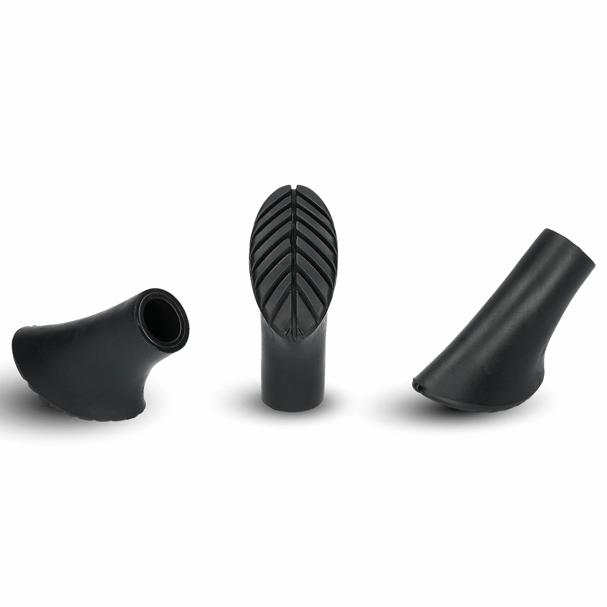NORDICBERRY Almohadillas Marcha Nórdica 12 Pares Topes Goma para Bastones Asfalto Terreno