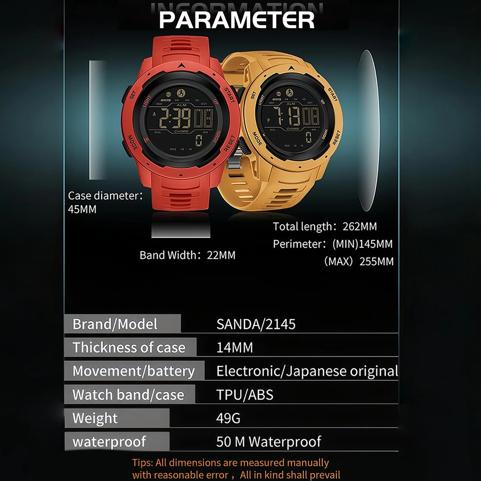 Flintronic Reloj con podómetro, Pedómetro Preciso, Pantalla Grande, Portátil para Deporte