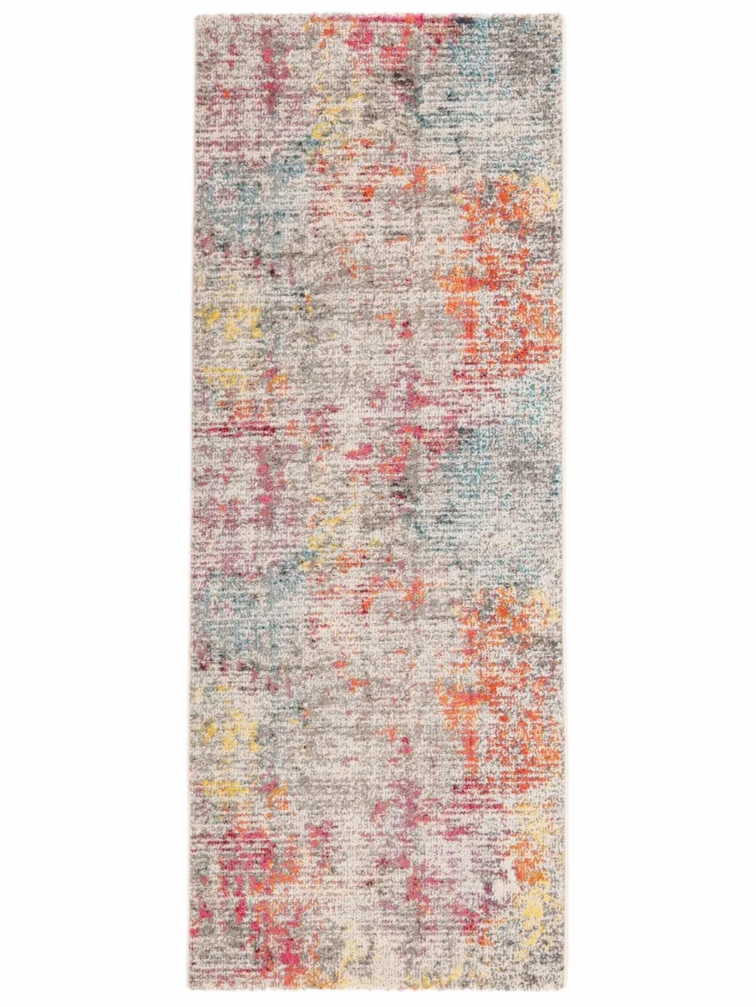 RugVista Monet, Alfombra, Modernas, 80 x 200 cm, Rectangular, Pelo Medio, Sala de Estar, Comedor, Dormitorio, Cocina, Pasillo, Limpieza en seco, Multicolore
