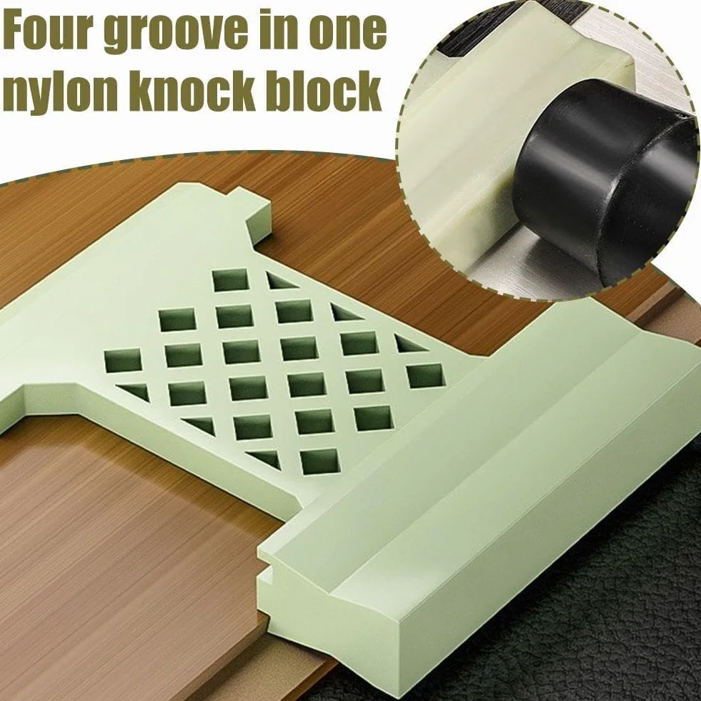 Bloque de roscado para instalación de suelos laminados, vinilos de aglomerado