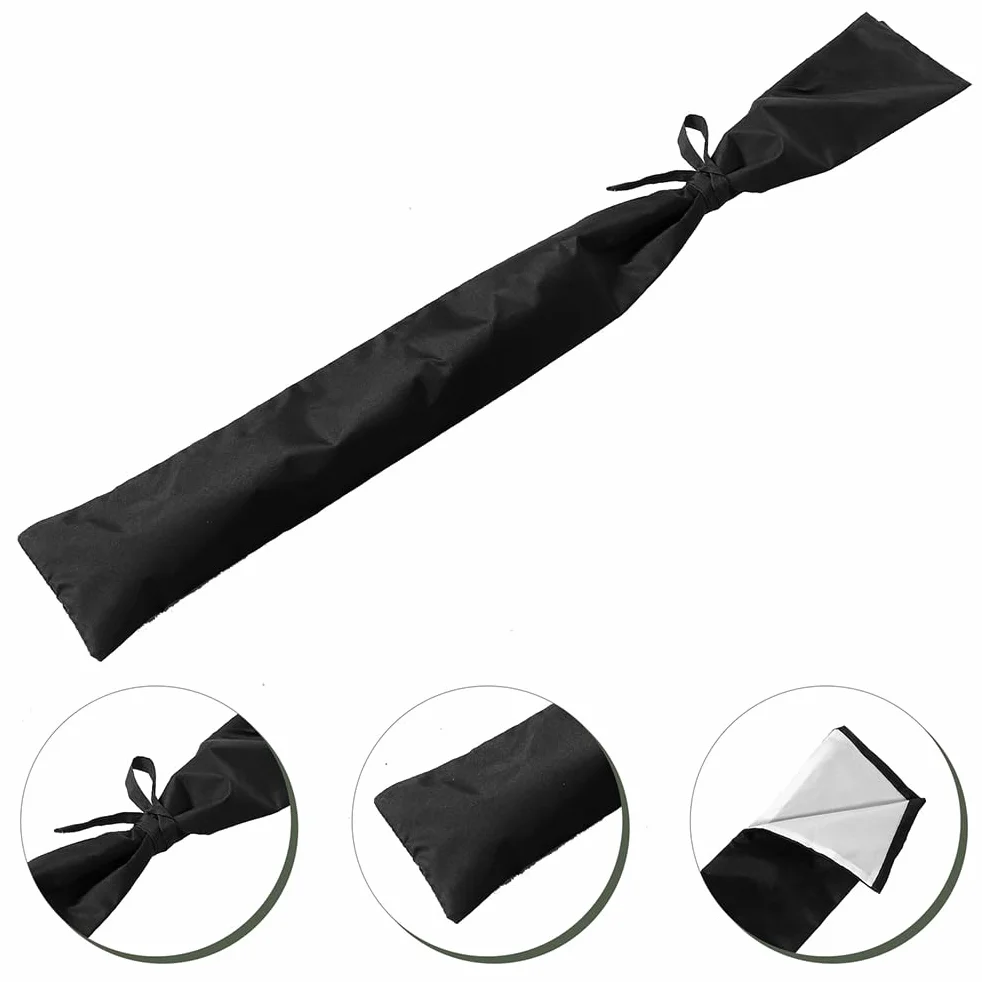 Cabilock 2 unids vaina multifuncional bolsa espadas titular fu portátil cubierta blanca cm katana samurai correa almacenamiento japonés bolsa espada negra