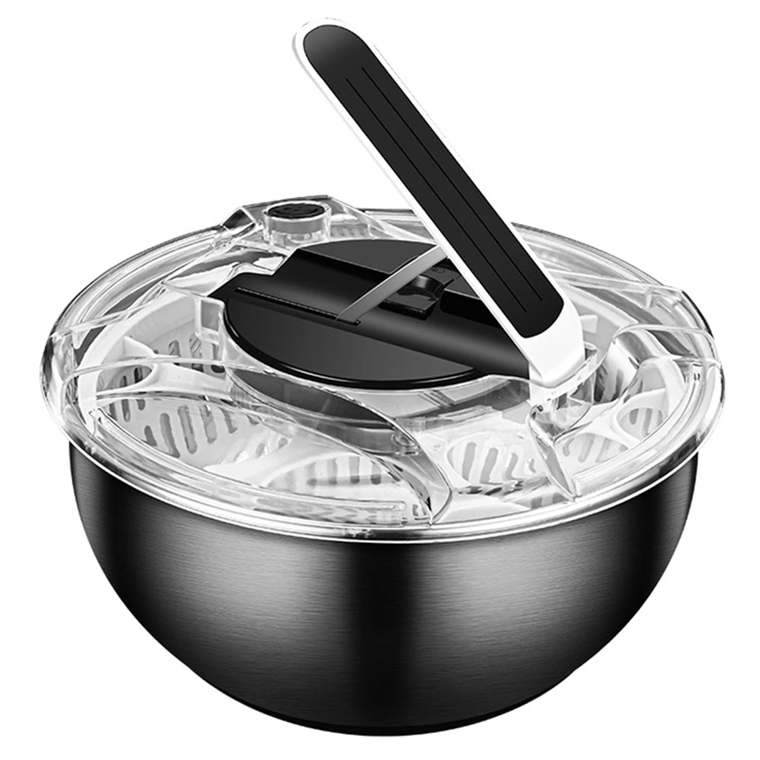 Centrifugador de ensalada de acero inoxidable rápido para verduras ensaladas frutas