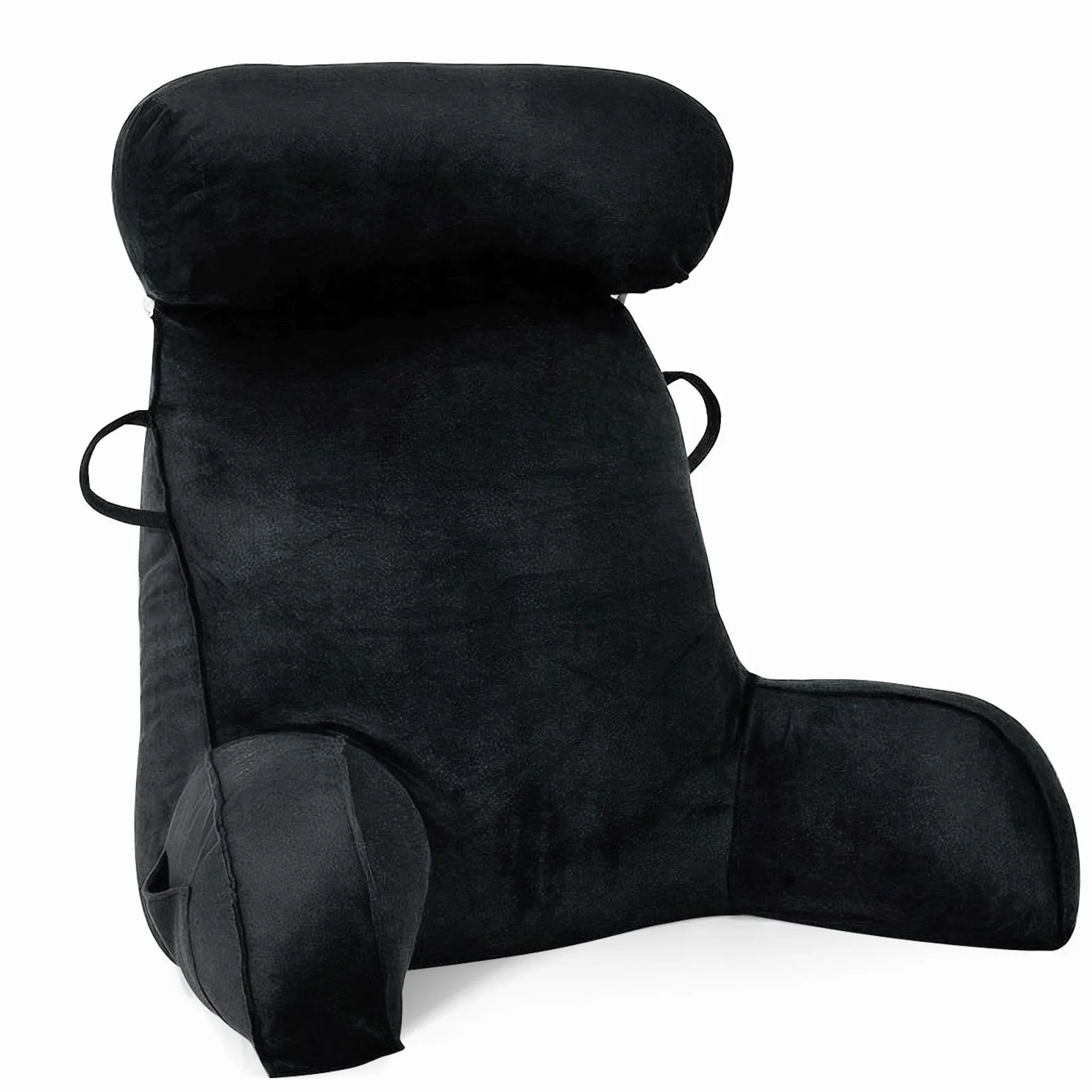 GKXLH Almohada de Lectura - Almohadas de Lectura de Terciopelo para Sentarse en la Cama Adultos, Almohada de Espalda para Sentarse en la Cama con Almohada Redonda, Almohadas de Descanso para Cama con