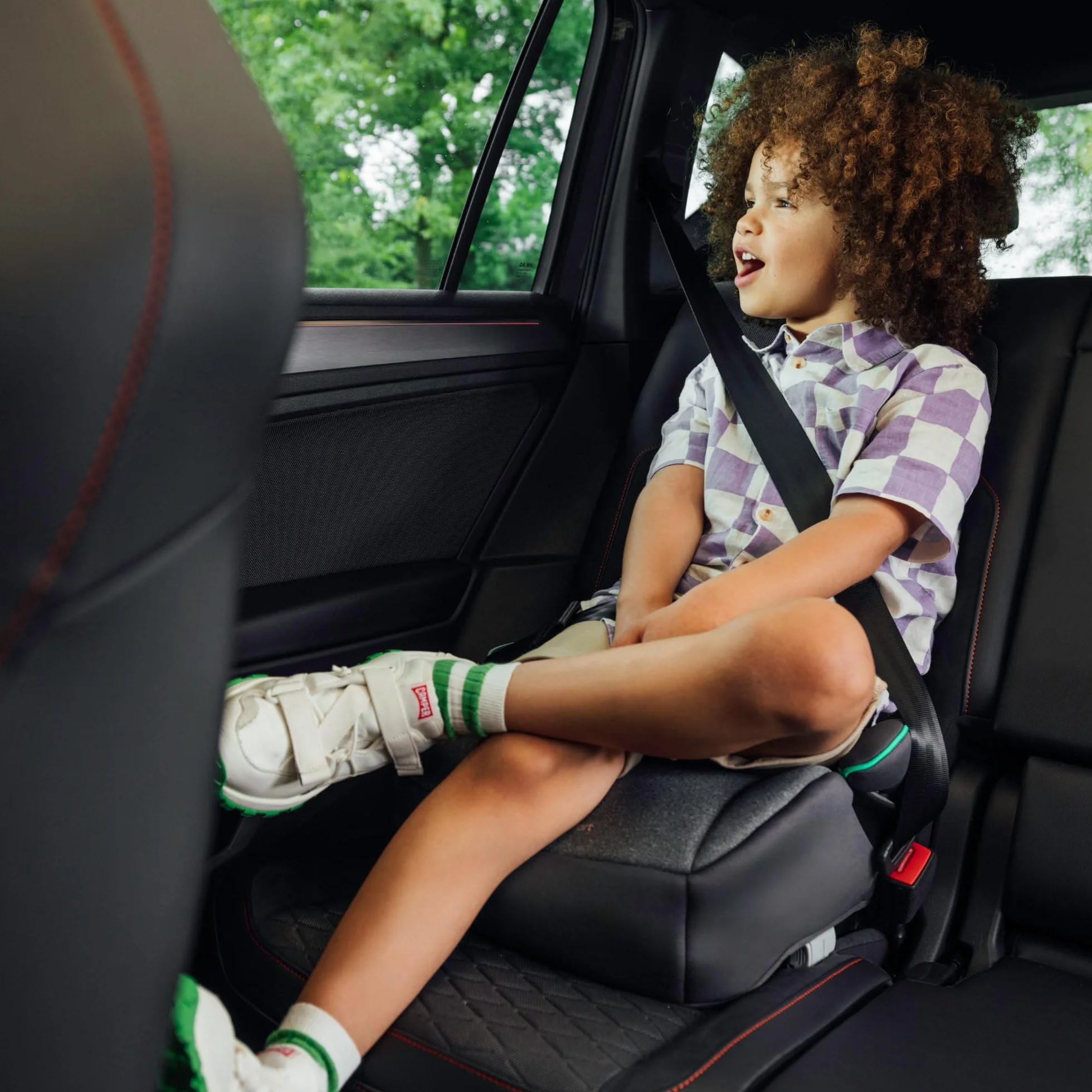 Bebeconfort Manga i-Fix asiento elevador alzador coche niño Silla de Coche isofix grupo 3 128-150 cm 22-36 kg Tinted Black