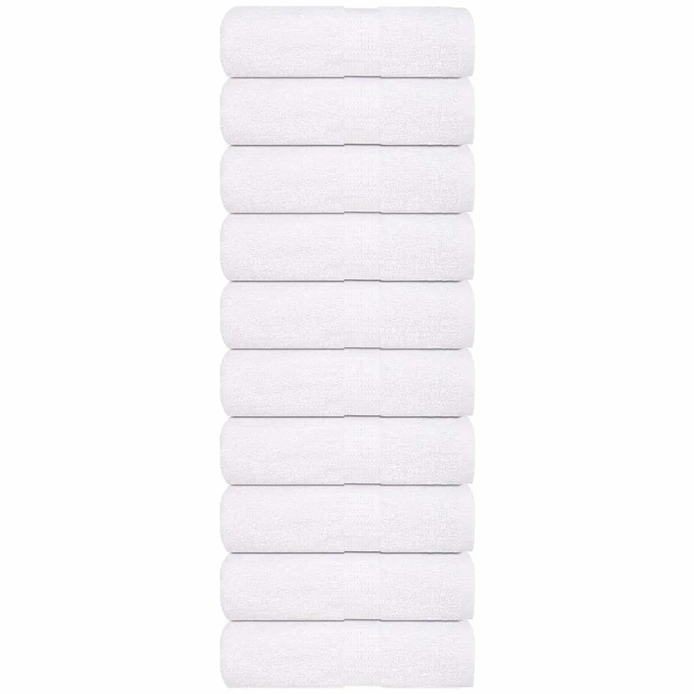 Toallas de Invitados FROGN 50 uds Blanco 30x50 cm 360 g/m² Blanco,136648