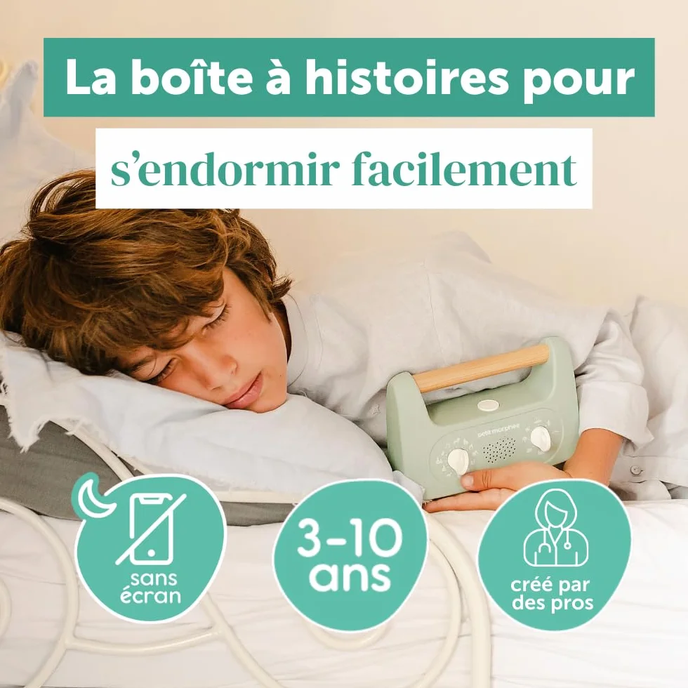 Morphée My Little Morphée Cuentacuentos Para Dormir Niños Máquina de Músicas Relajantes 192 Audiocuentos 4 Idiomas