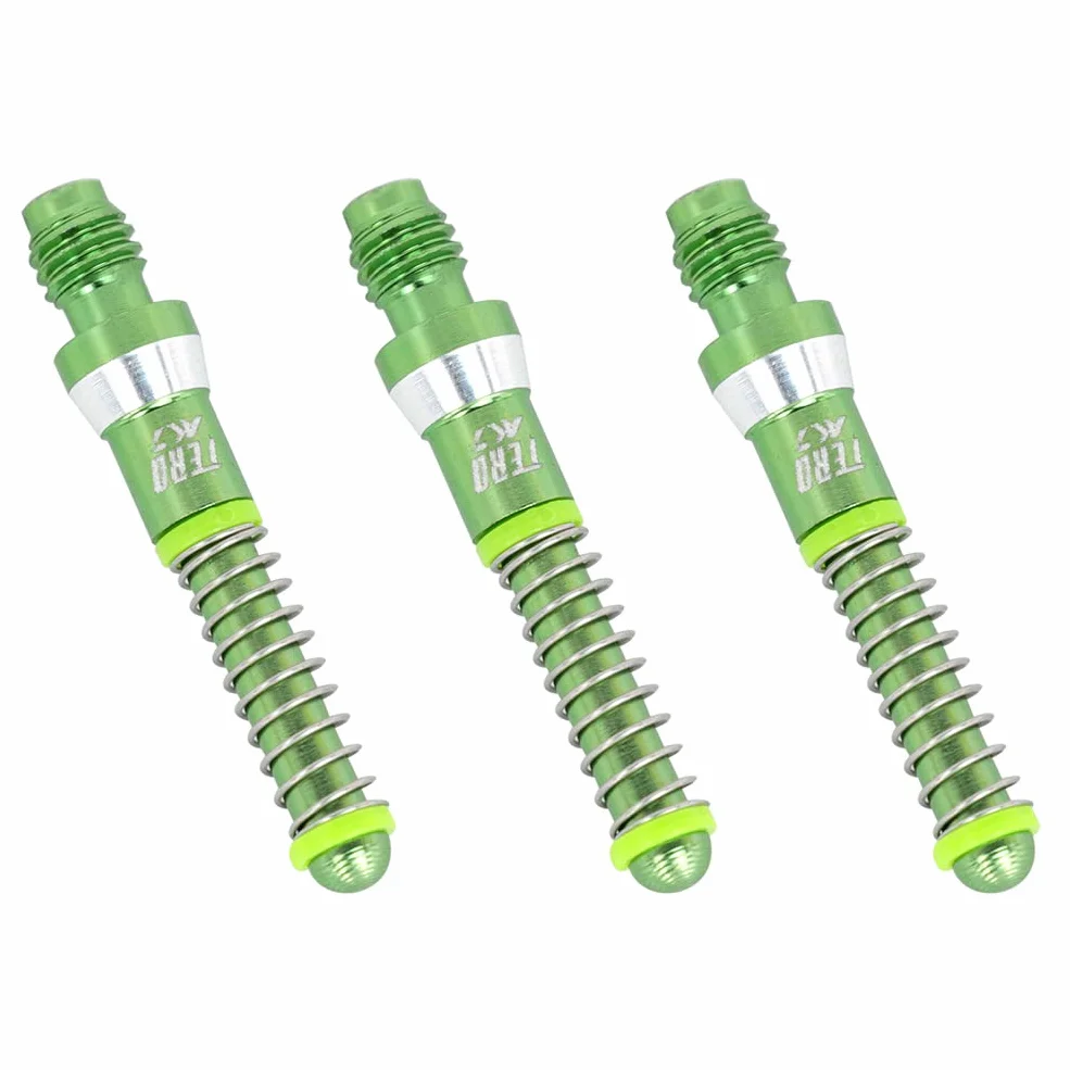 CUESOUL TERO AK7 Ejes de Dardos de aleación Muelle telescópico Incorporado, Juego de 3 Piezas
