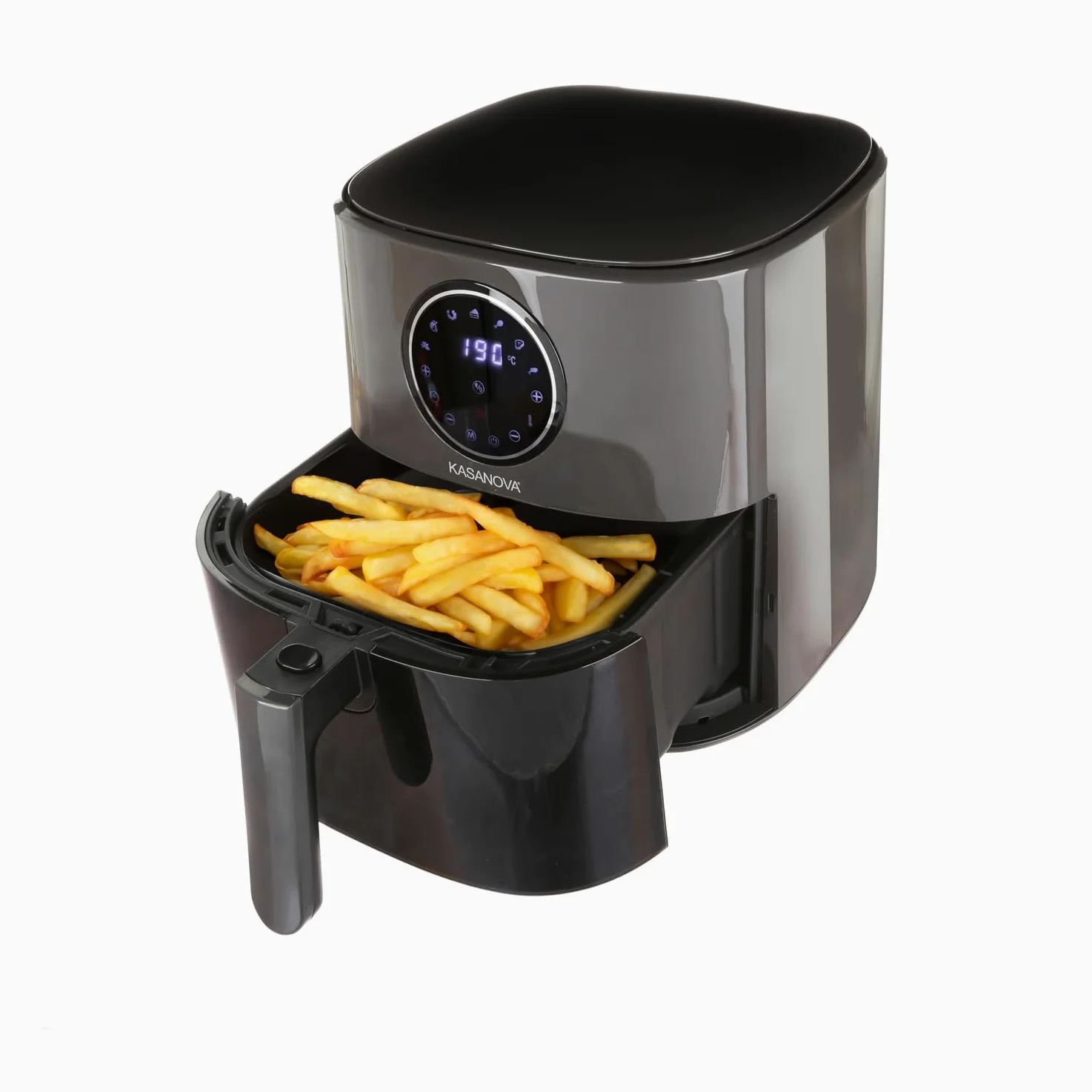 Freidora de aire digital 5L 1500W gris