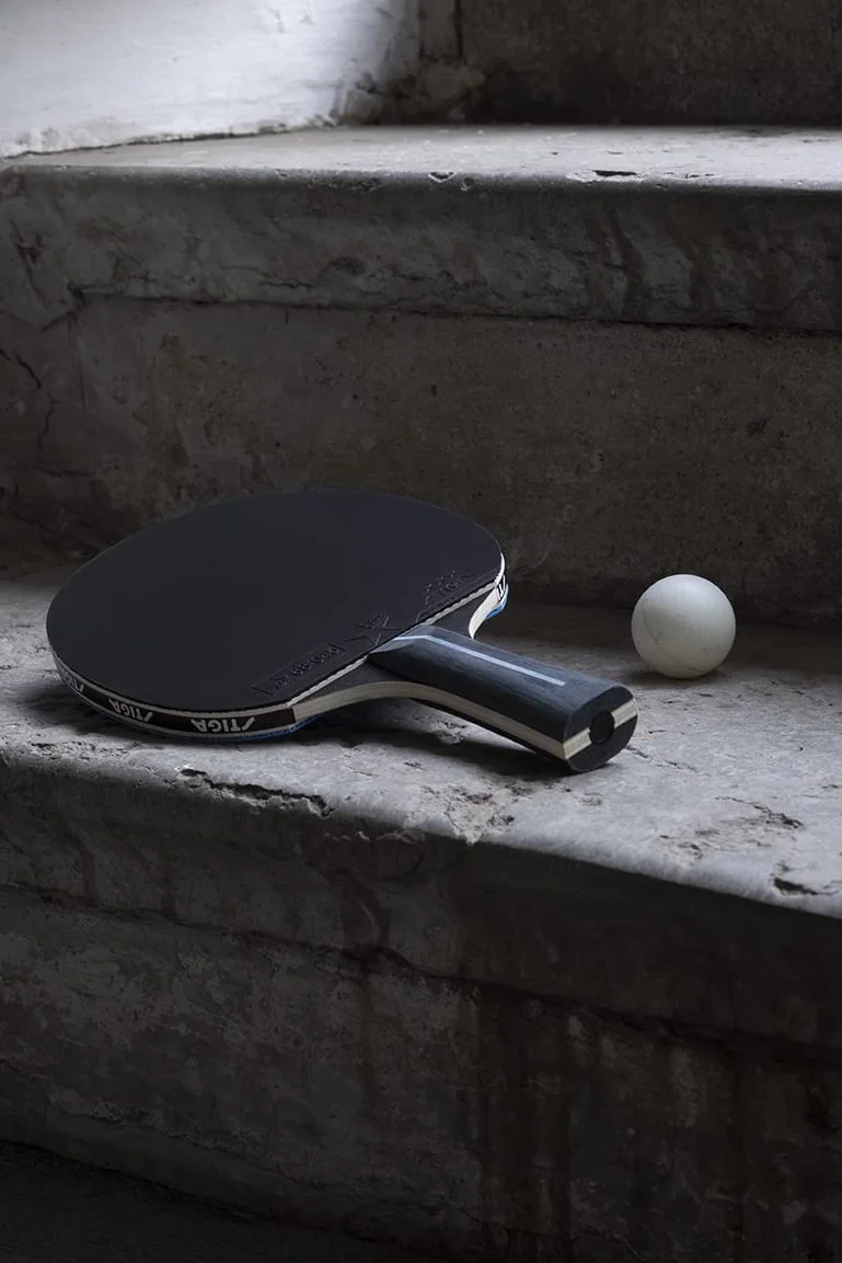 STIGA Raqueta de Ping Pong Pro WRB Blue Edition Pala Tenis Mesa 3 Estrellas Goma Azul