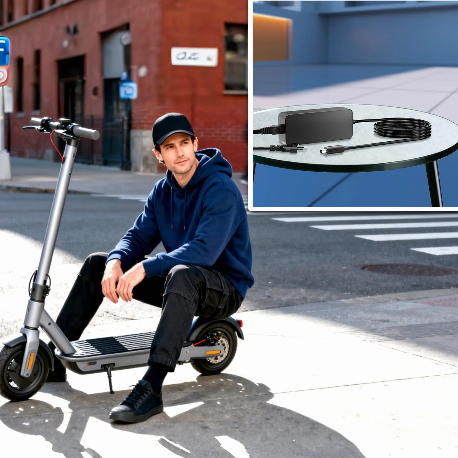 Cargador 42 V para Segway Ninebot Scooter ES2 ES4 E22 F2 E2 Pro KickScooter Pro