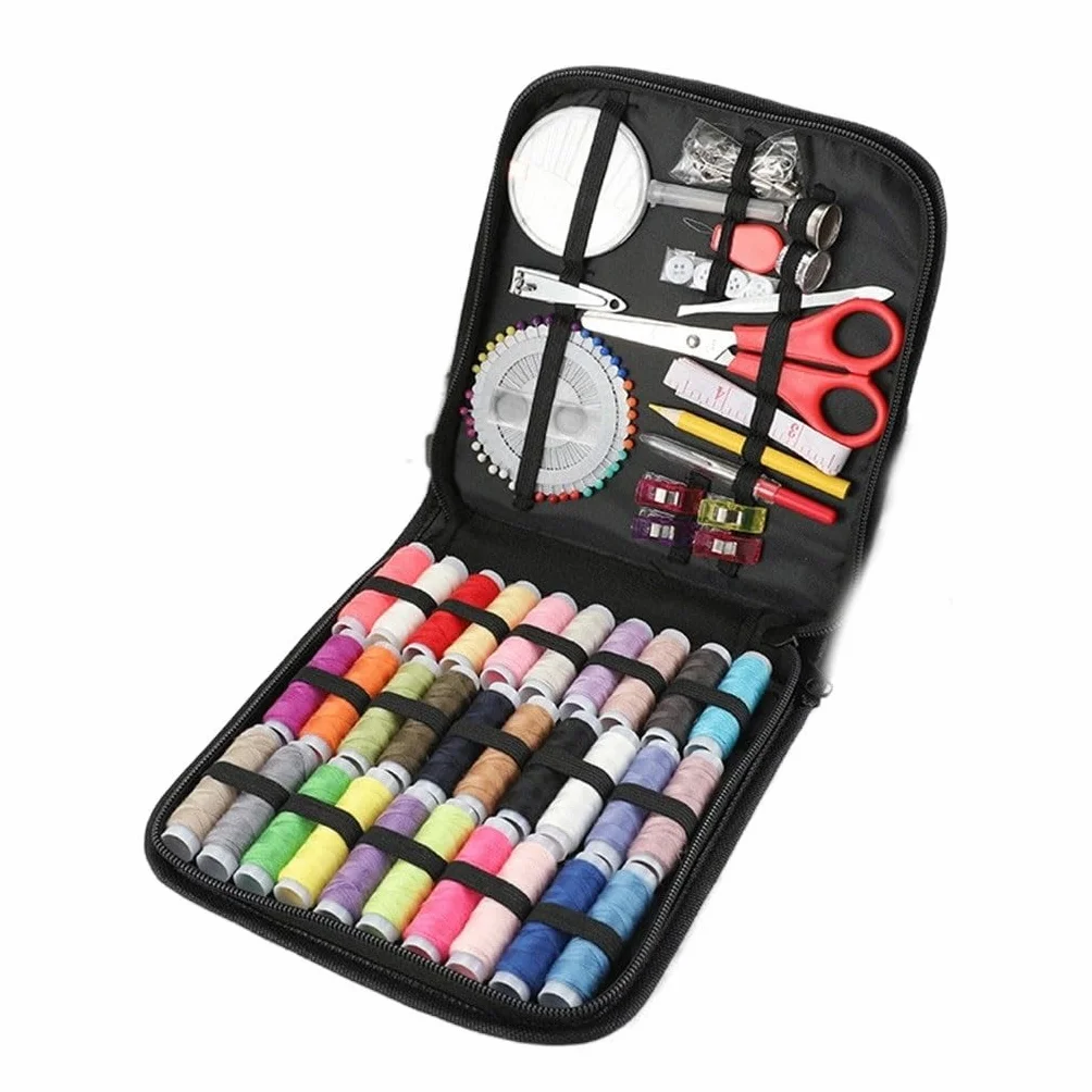 Juego de Costura portátil para el hogar Kit de Costura para el hogar Caja de Costura Juego de Herramientas de Costura
