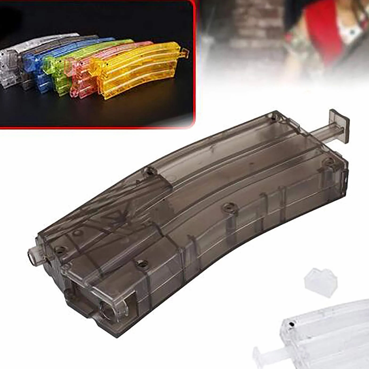 Airsoft Paintball Airsoft Speed Loader 500rd BB Speed Loader táctica BB Box Escopeta War Game Parts