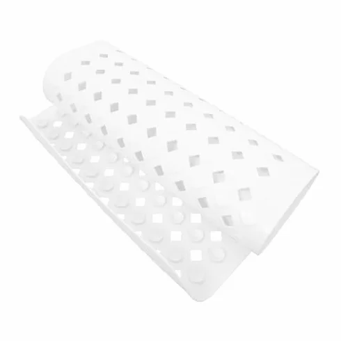 Alfombrilla de baño antideslizante con ventosas y agujeros de drenaje, almohadilla de baño ligera de PVC para una experiencia de ducha segura, diseño elegante y moderno
