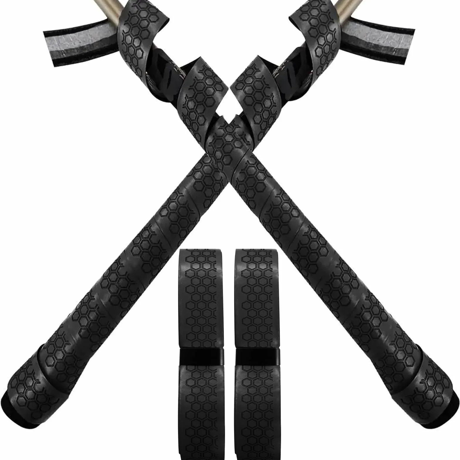 Cinta de Agarre para Bate de béisbol 40" Largo, 1,75 mm, Adhesiva, Repuesto para Mangos Antiguos