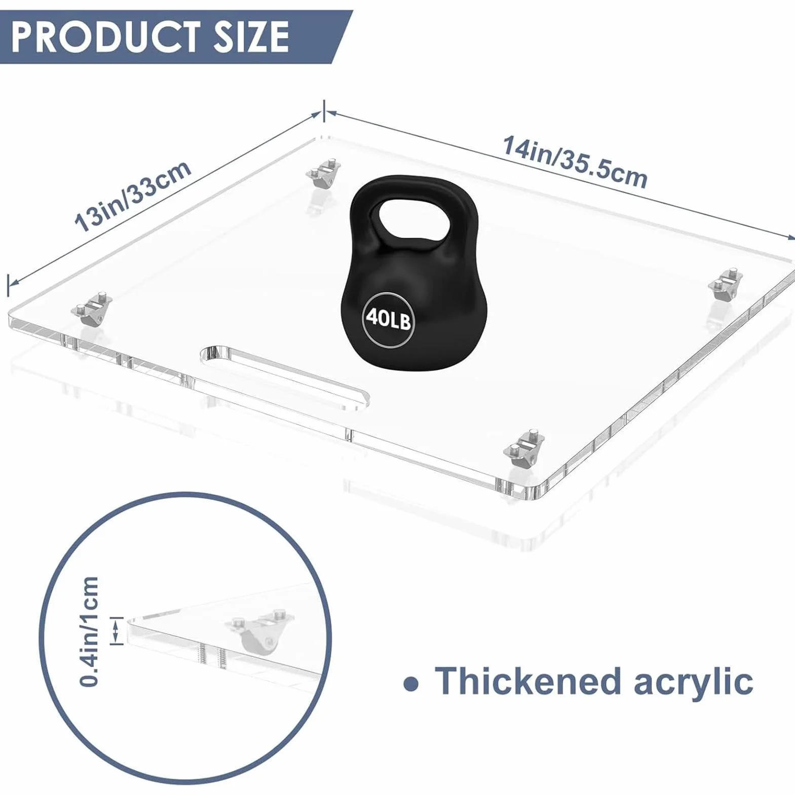 Deslizador para electrodomésticos de cocina para , encimera, bandeja deslizante para con ruedas de goma, bandeja rodante para cafeteras y tostadoras, 14 x 13 pulgadas