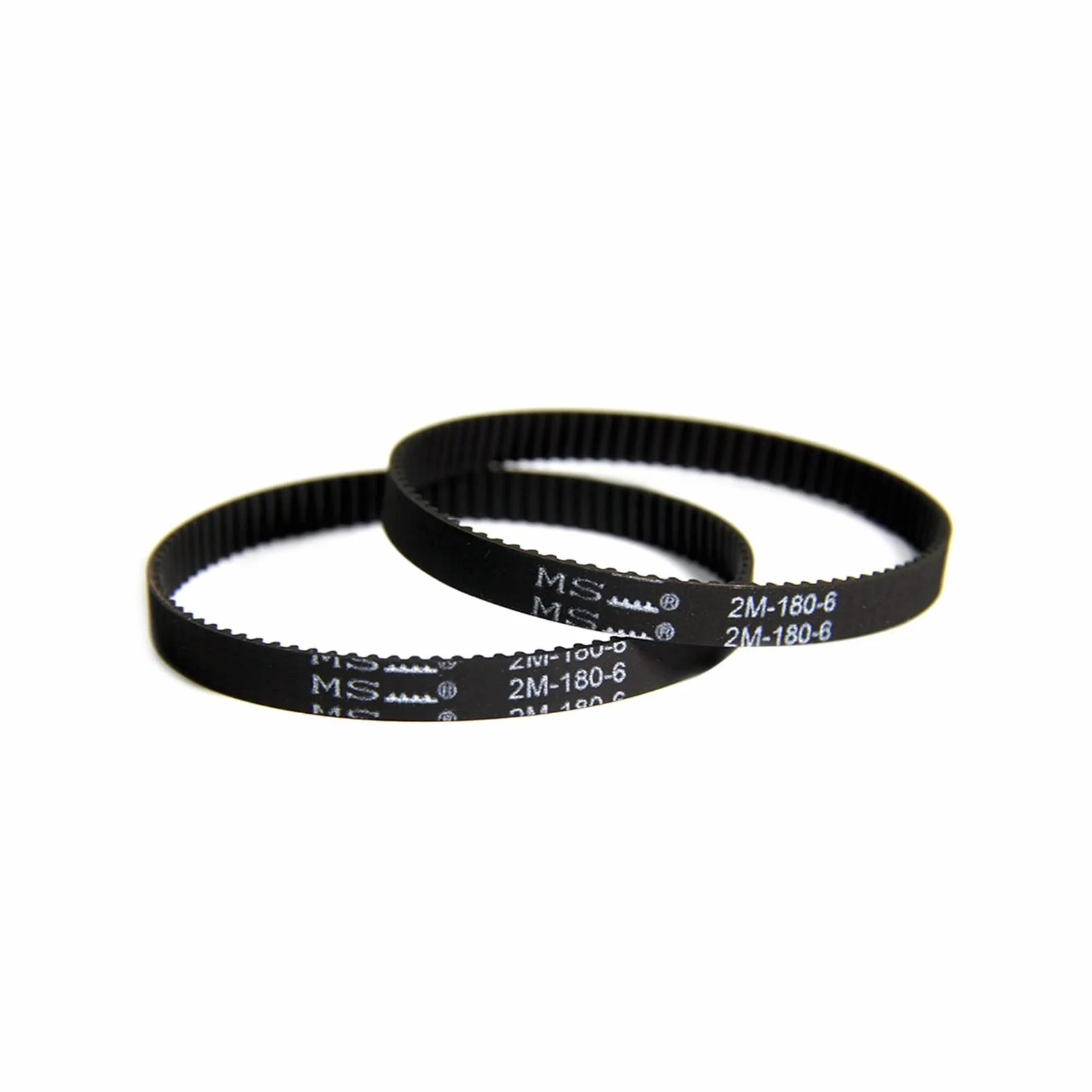AYBAL Compatible con TASP 2 uds Correa de transmisión de distribución 2M-180-6 perímetro 180mm Ancho 6mm Dientes 90 transportador síncrono Pieza de Repuesto Compatible con aspiradora