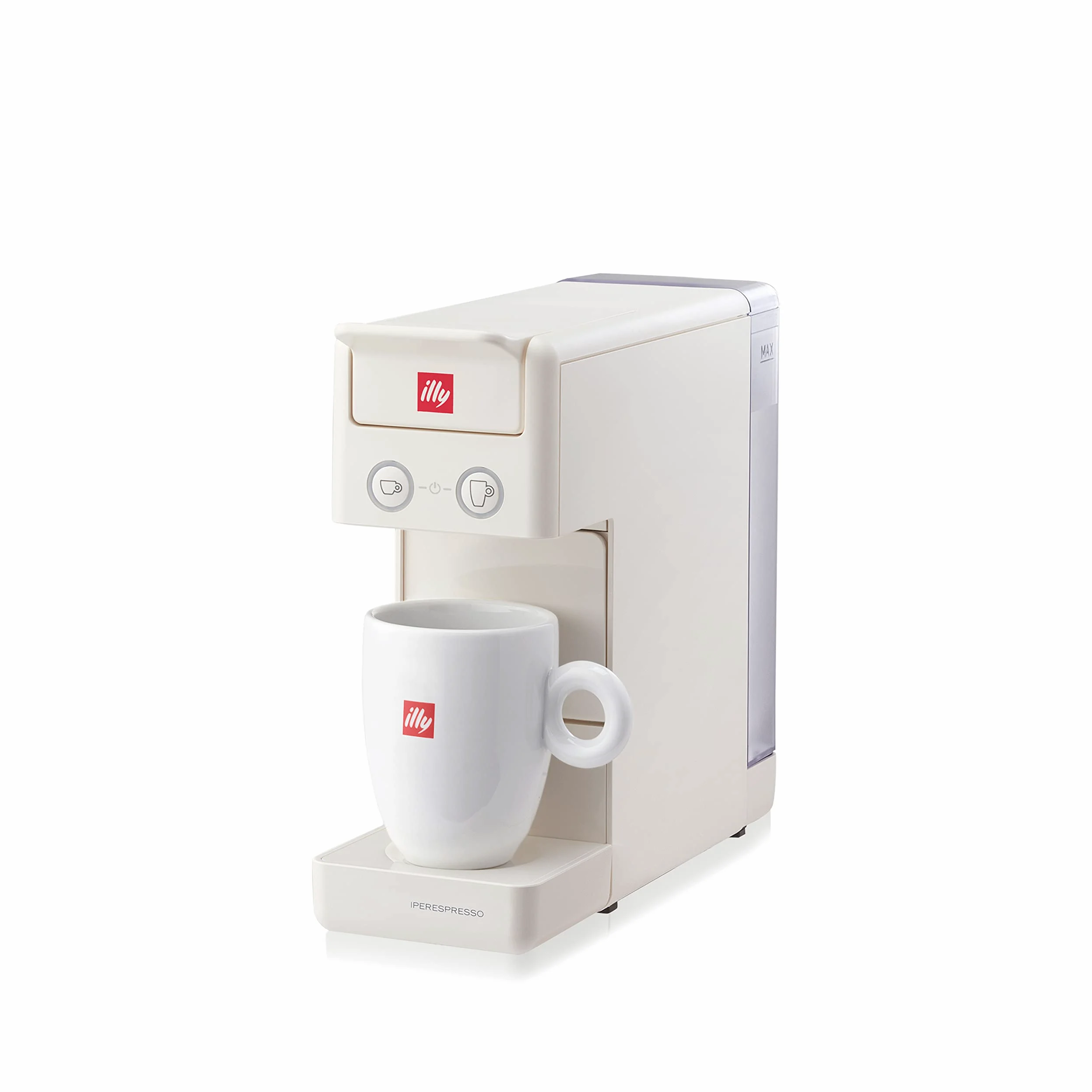 illy Caffè - Cafetera de cápsulas Iperespresso Y3.3, color blanco