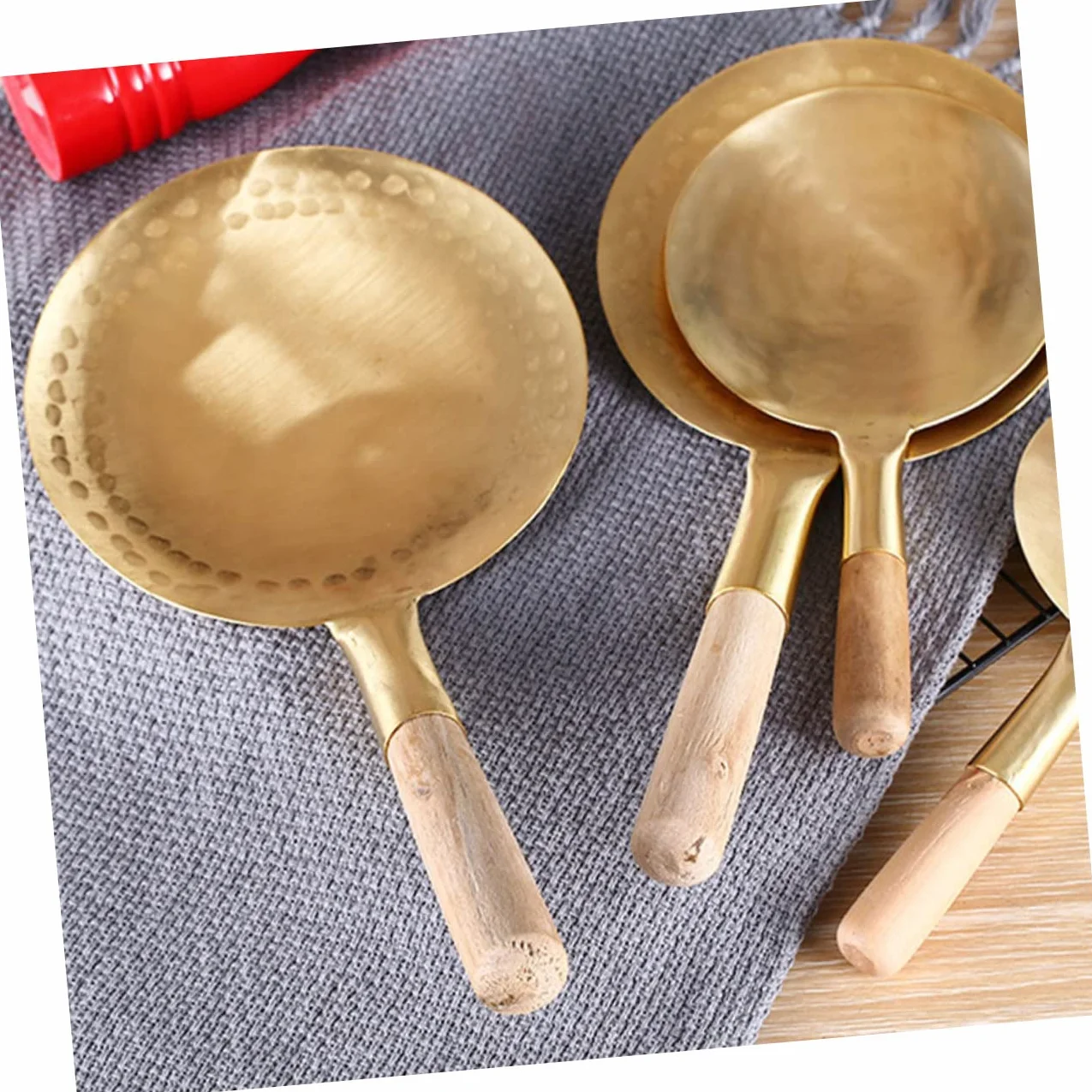 3piezas Cucharón Multiusos De Tofu De Inoxidable Utensilio Práctico Para Cocinas y Jardines Para Servir Sopa y Arroz Diseño Creativo y Funcional