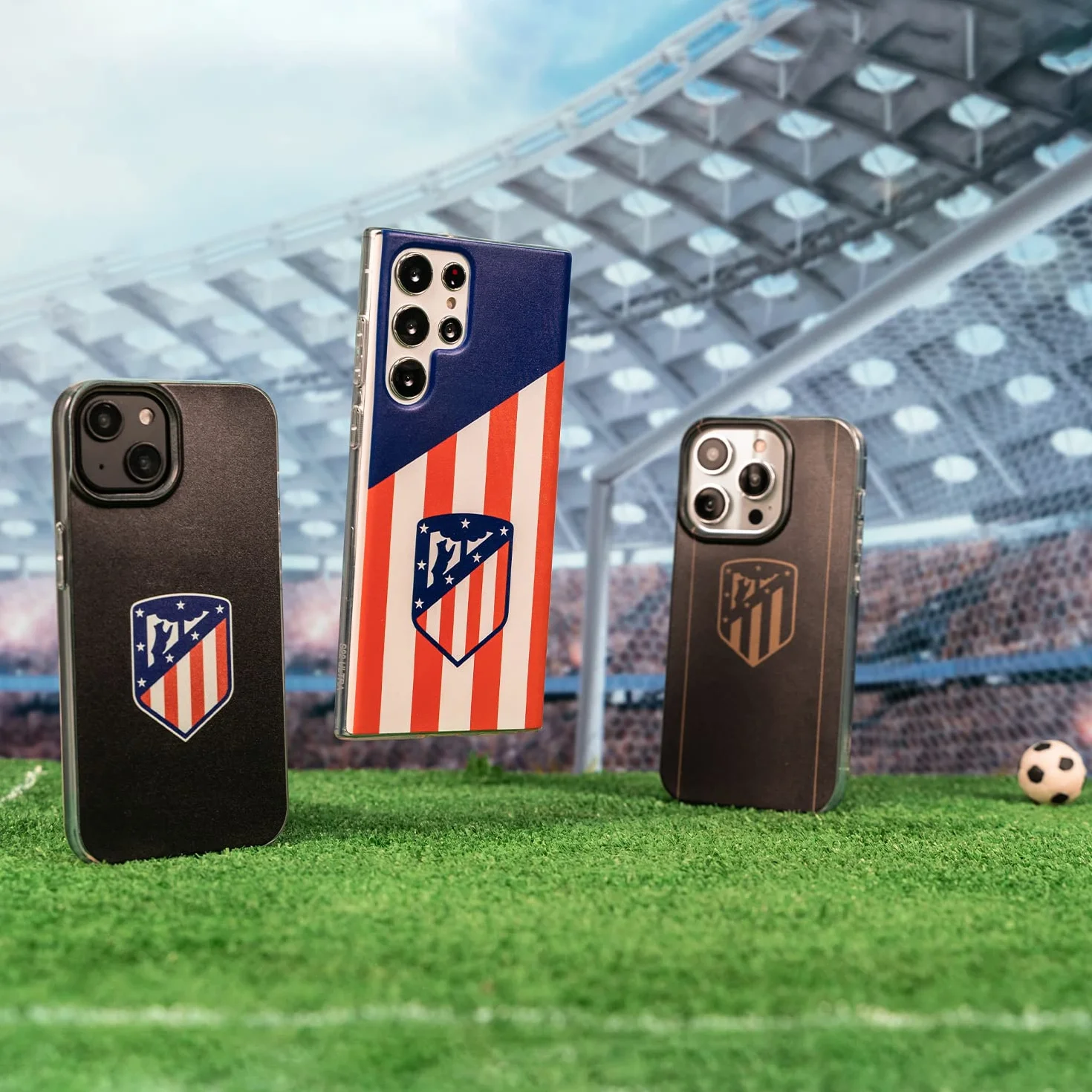 Funda Atlético de Madrid para OPPO A38 A18 Silicona Flexible Transparente Oficial