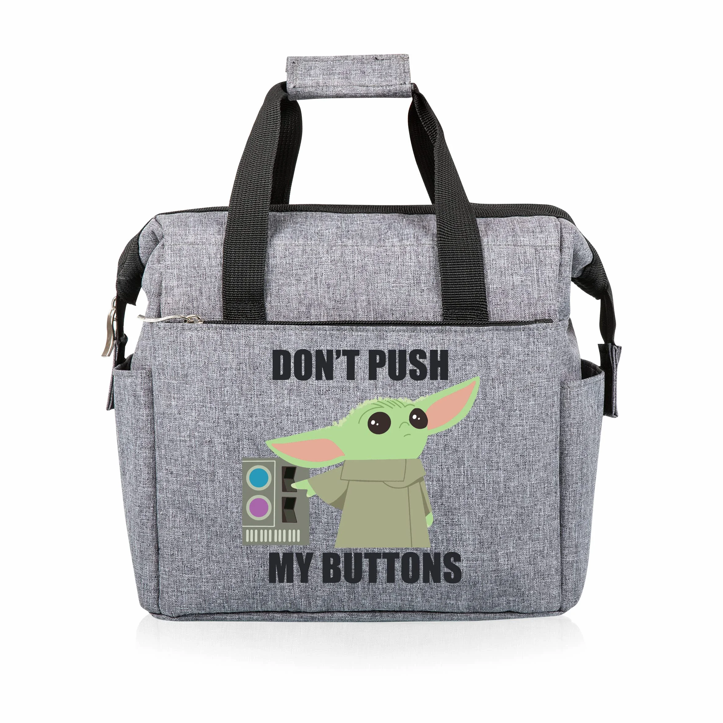 ONIVA - a Picnic Time brand Mandalorian The Child-On The Go - Enfriador de almuerzo, 10 x 6 x 10,5, color gris