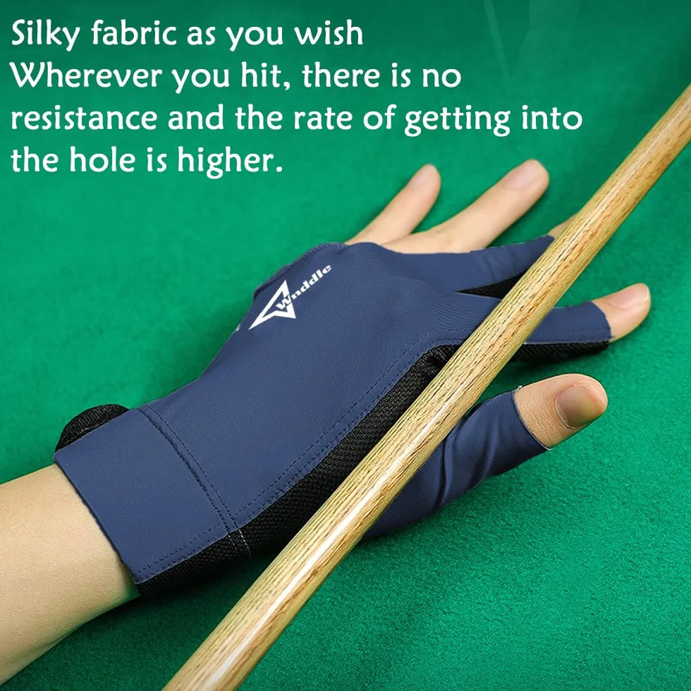 Guante de Billar Snooker Izquierdo Guantes de Piscina de Billar Mano Izquierda, Guantes de Snooker, Guante de Piscina Profesionales Billars