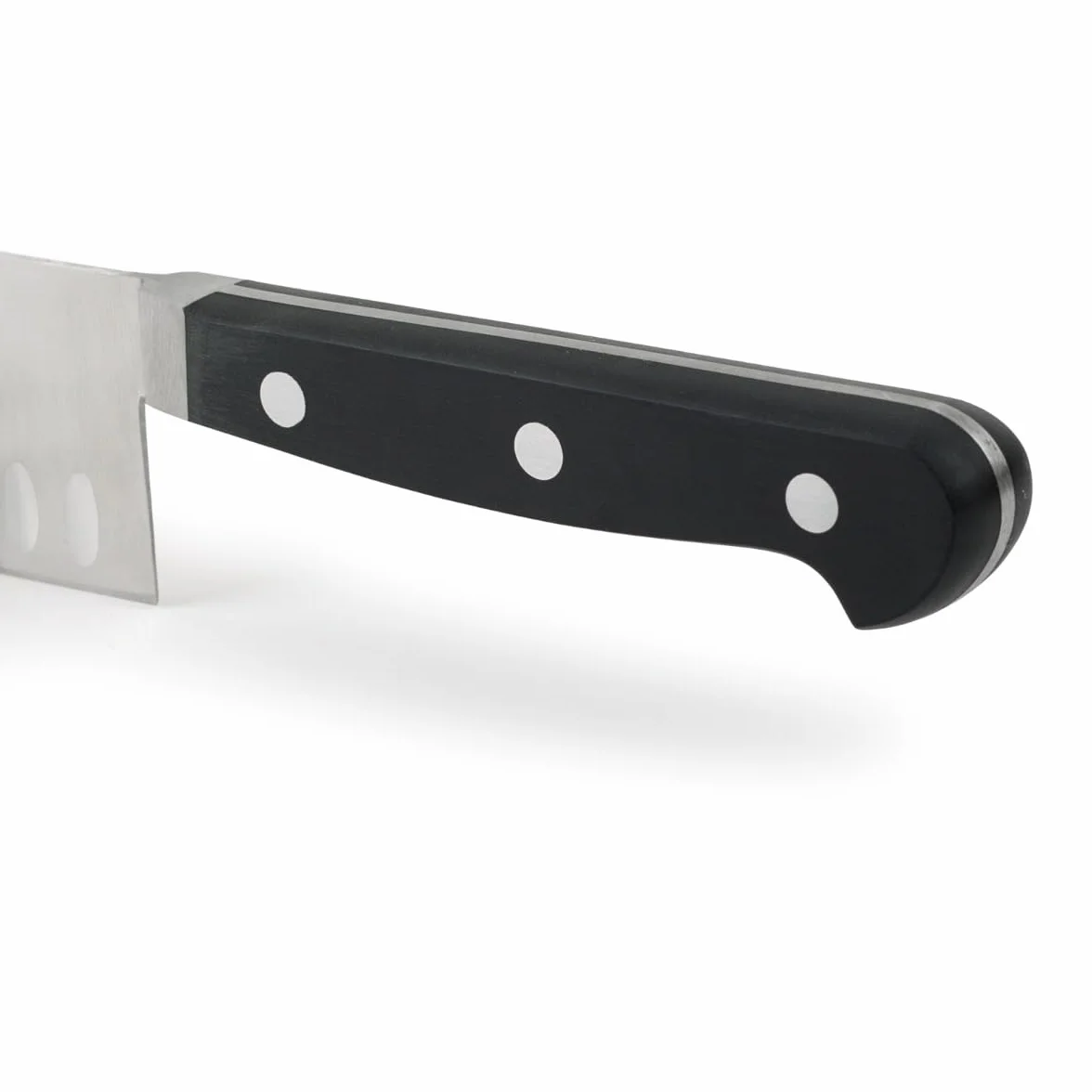 Arcos Serie Clasica - Cuchillo Santoku Cuchillo Asiático - Hoja de Acero Inoxidable Forjado NITRUM 180 mm - Mango de Polioximetileno (POM) Color Negro