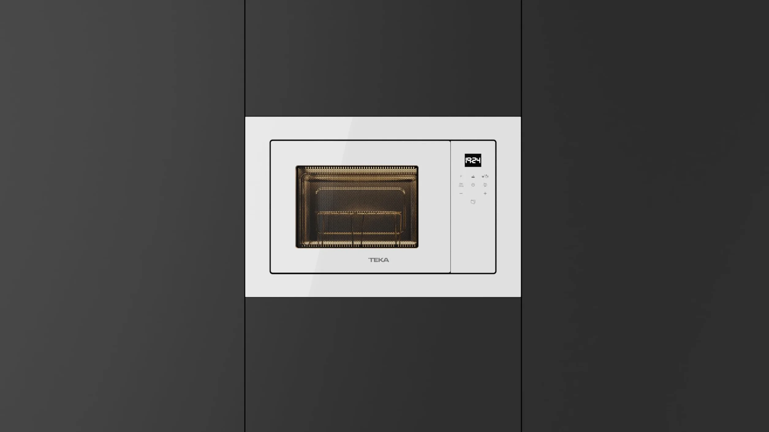 TEKA Microondas Integrable con Grill, Capacidad 20 L, 5 Niveles de Potencia, 750 W, Touch Control, Descongelación Automática, Modelo ML 8210 BIS WH Urban Colors Edition
