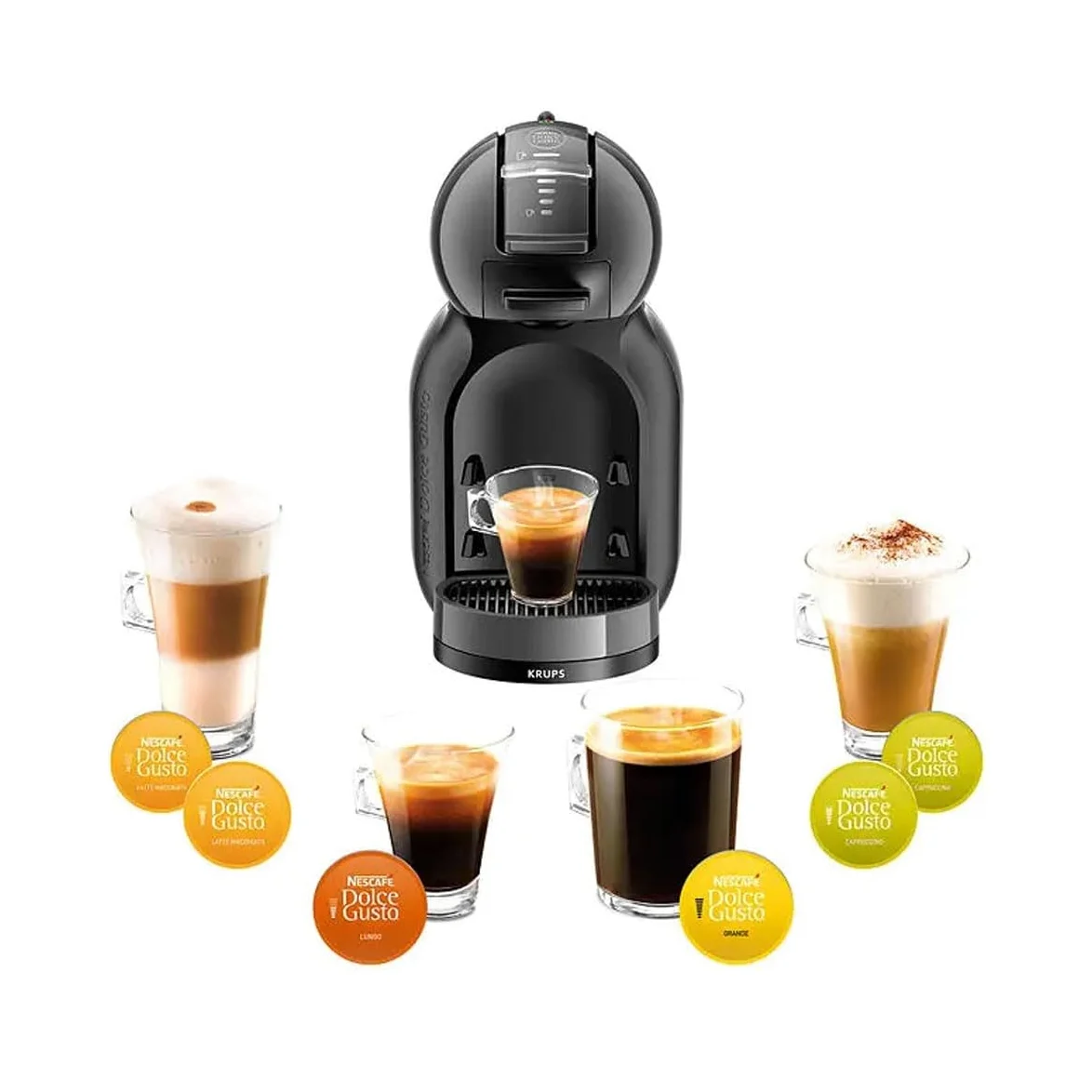 KRUPS - Máq. Café Mini Me Preta KP1238P