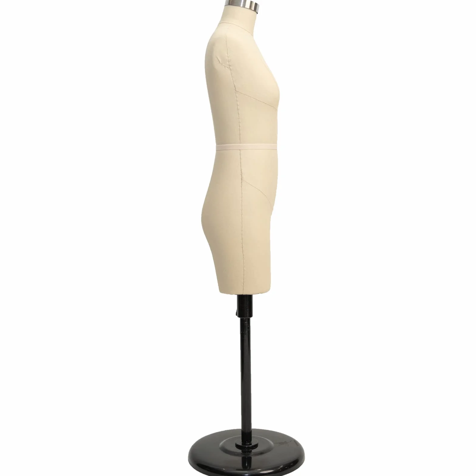 Maniquíes de costura de tamaño medio para coser en miniatura (no se trata de talla adulta). Se pueden perforar agujas en los maniquíes de costura de 1/2. (Brazo suave beige)