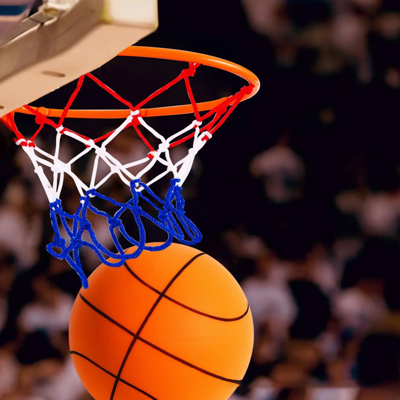 Aro de Baloncesto para Niños Montado en la Pared, Canasta Portátil para Puerta, Interior y Exterior
